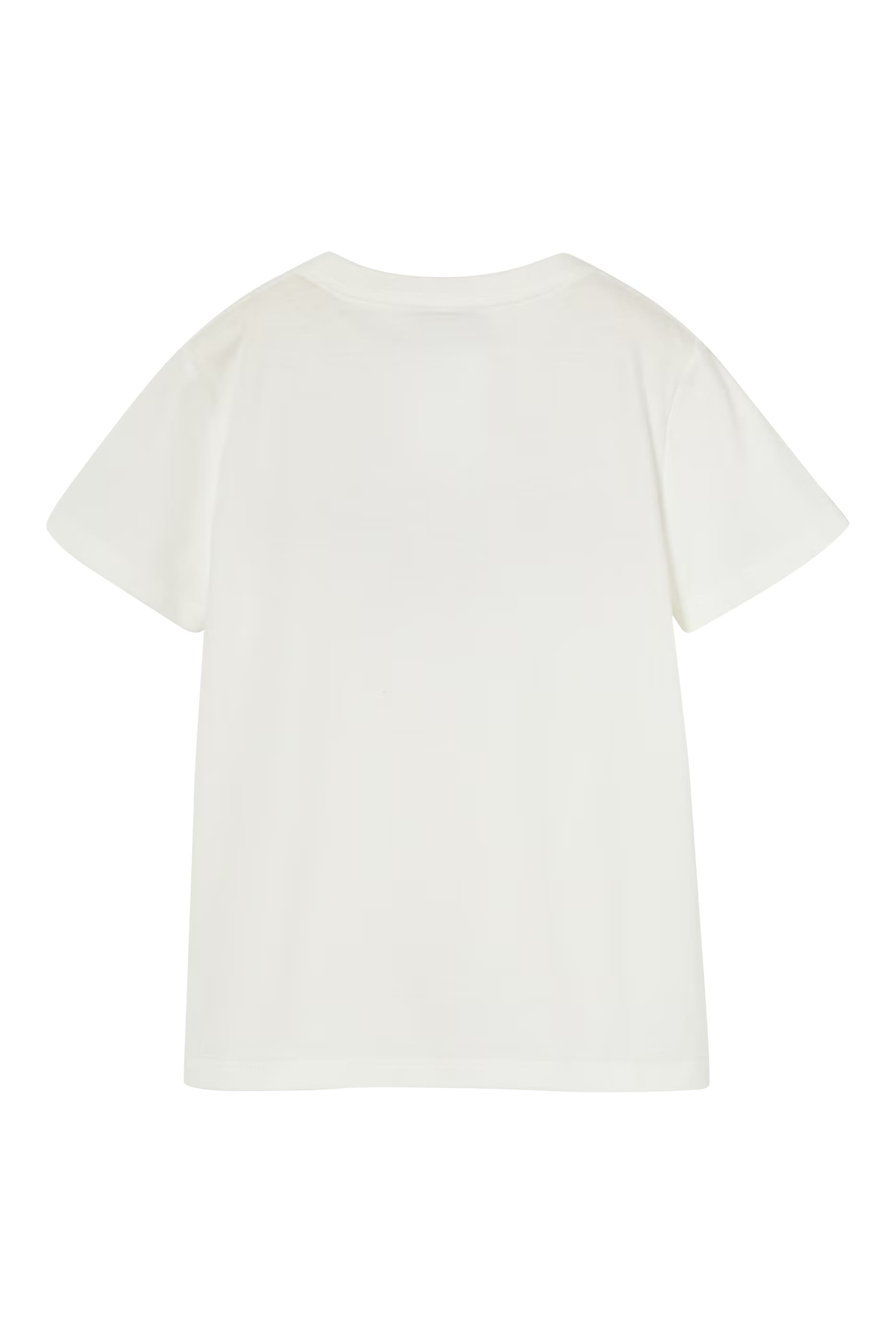 تيشيرت بشعار الماركة قطن جيرسيه للأطفال