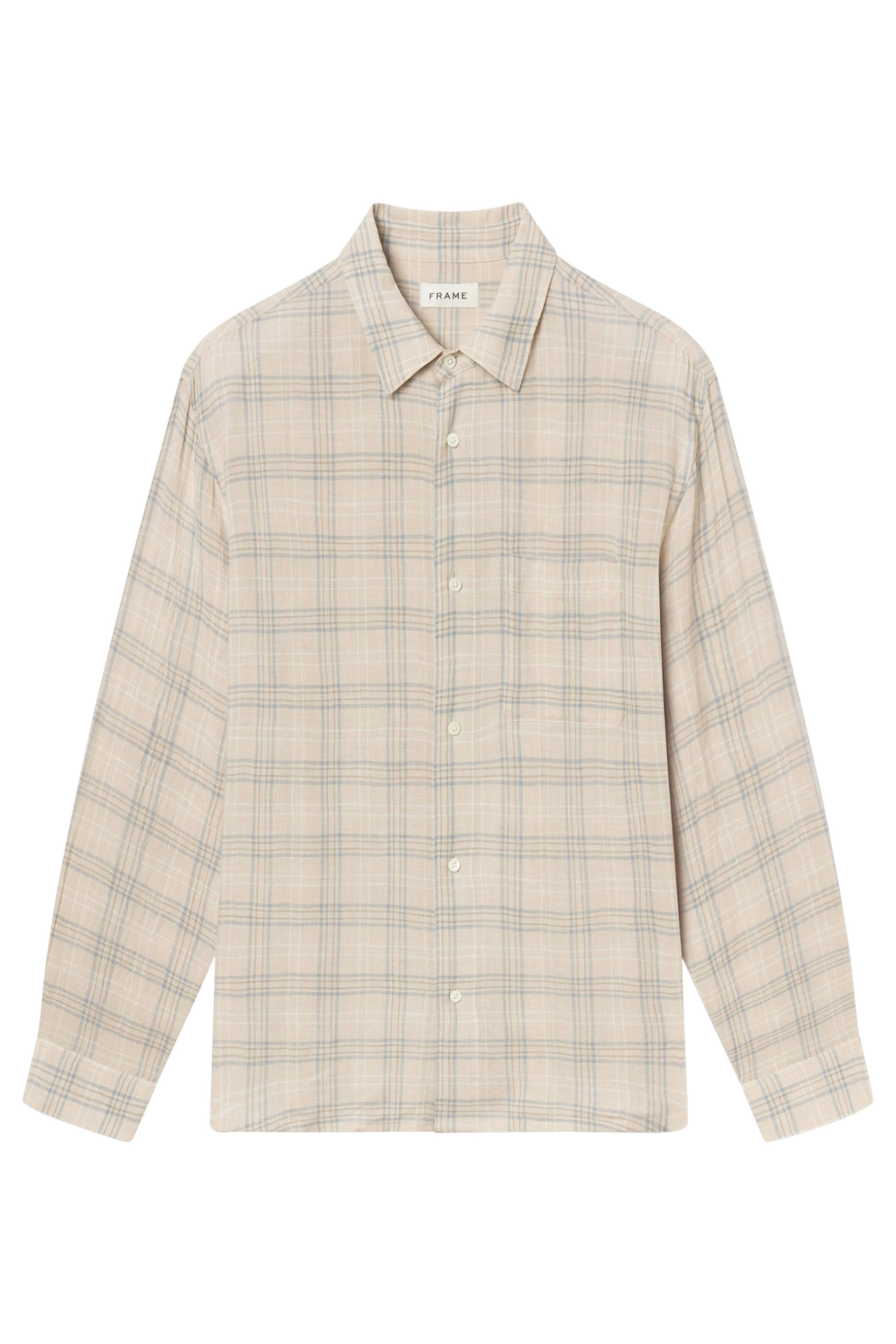 قميص بنقشة مربعات