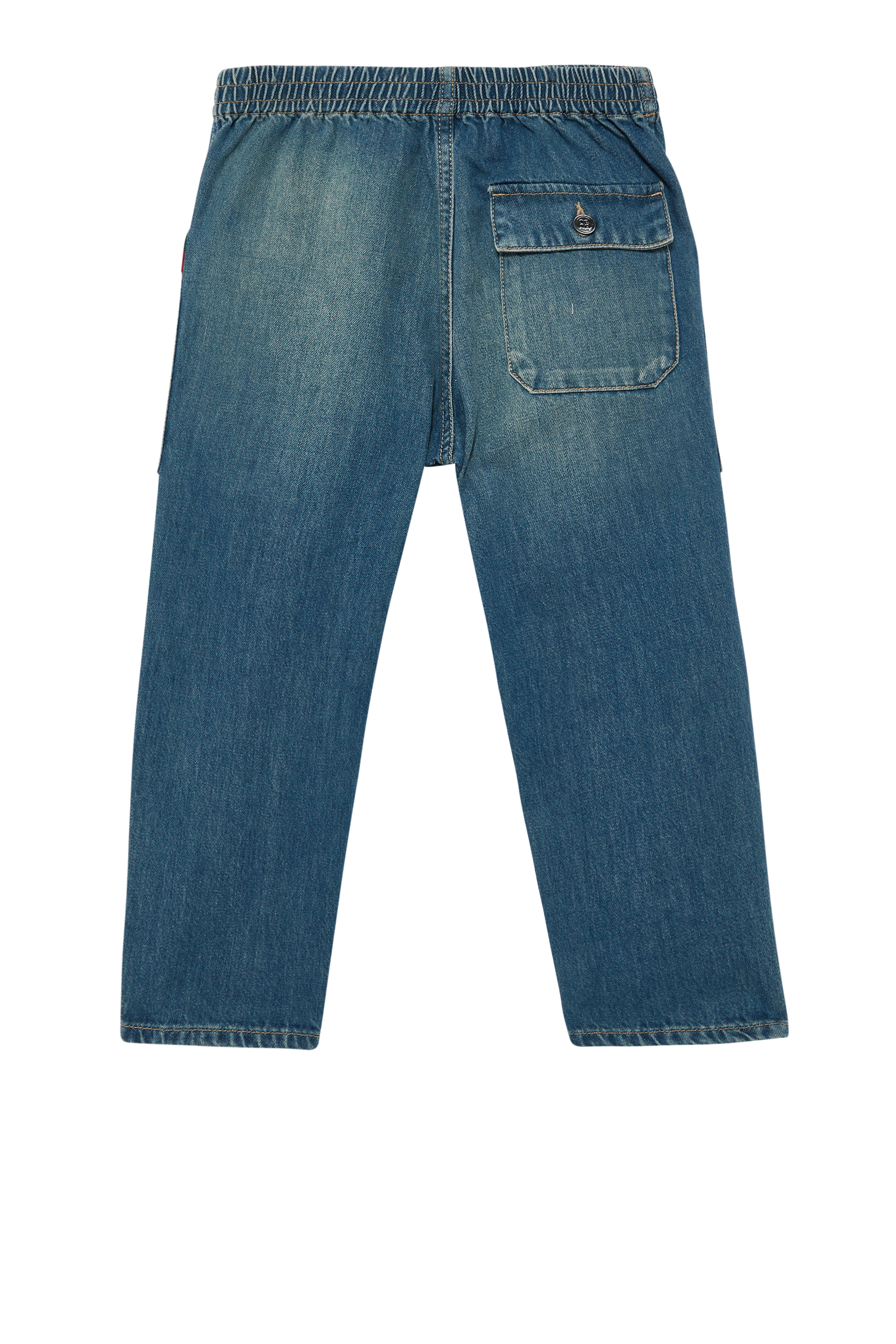 بنطال جينز دينم باهت