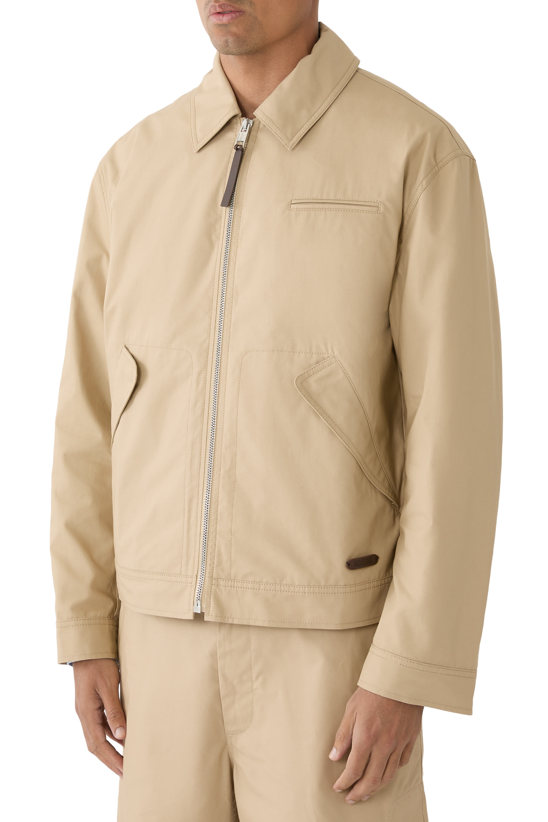 جاكيت قطن بسحاب