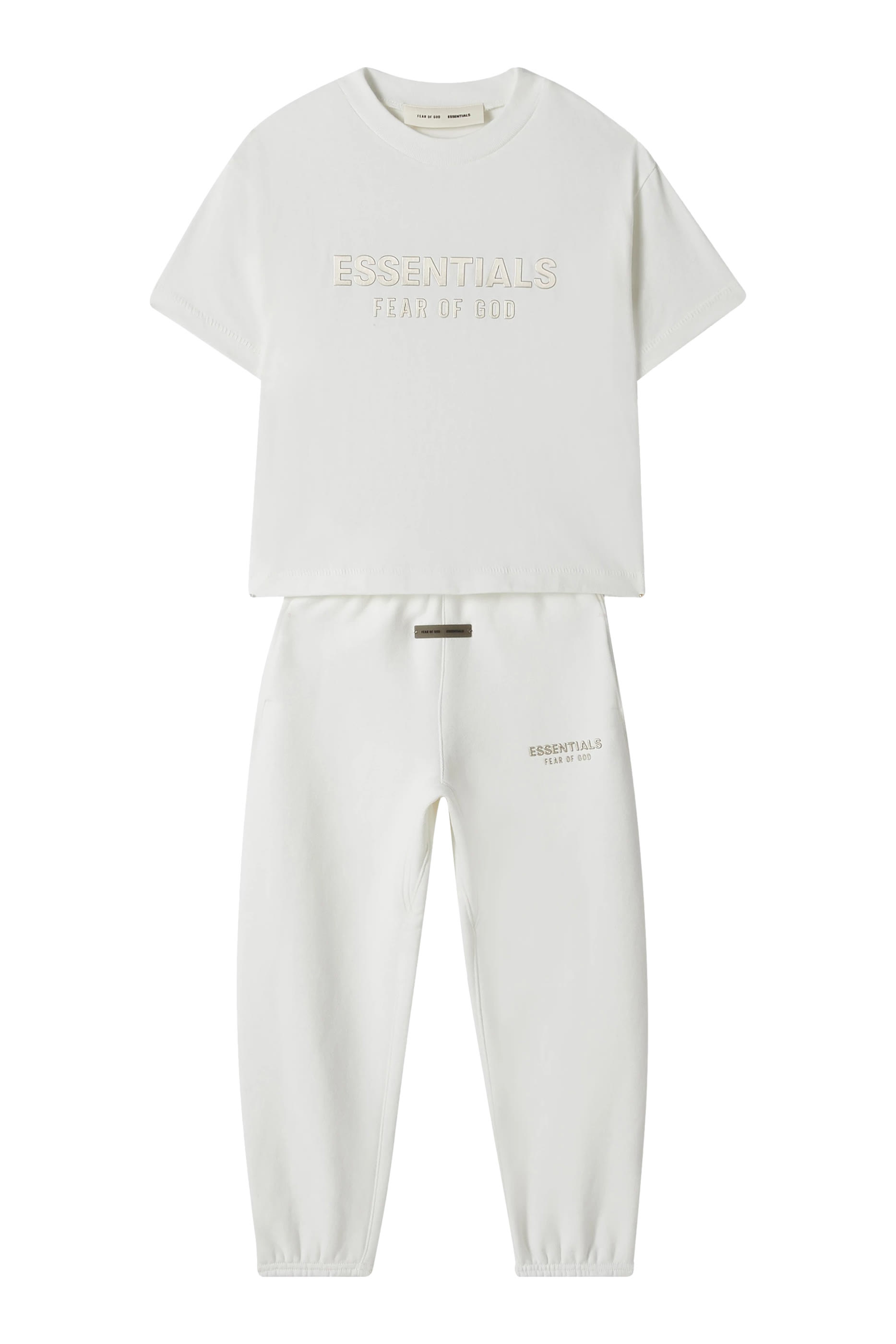 تيشيرت بقصة كلاسيكية وياقة ضيقة للأطفال