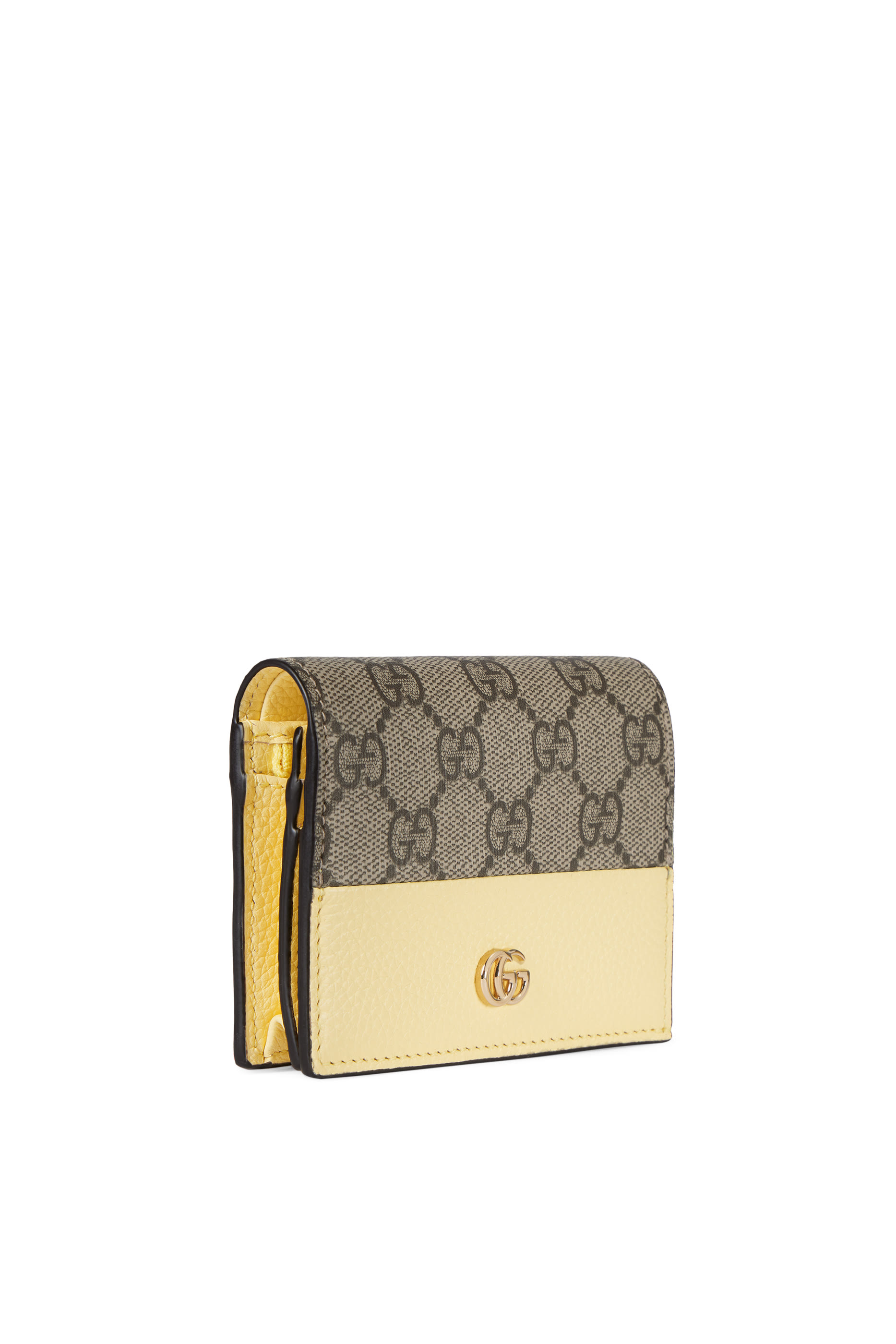 محفظة مارمونت صغيرة ثنائية اللون بحرفي شعار الماركة