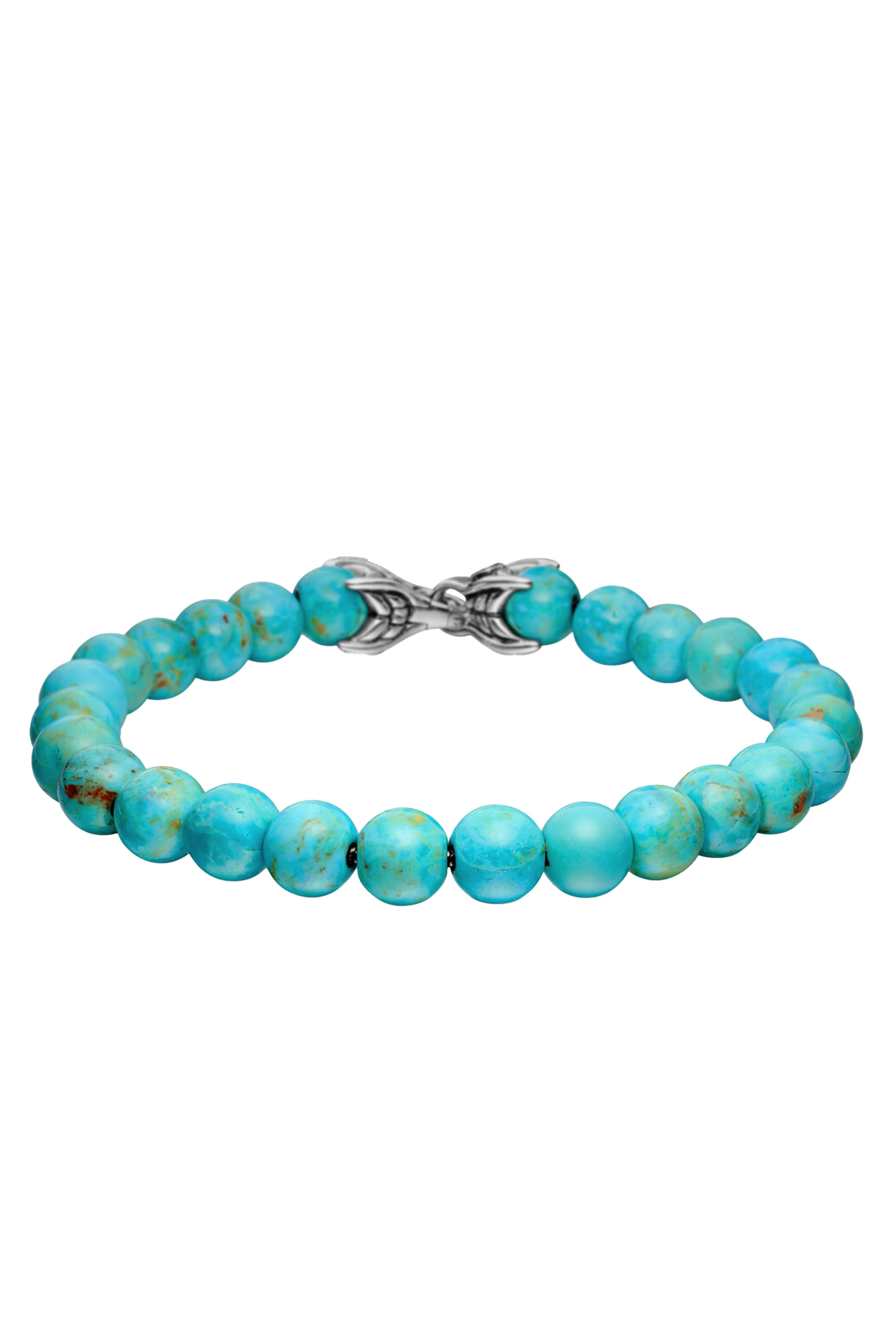 سوار خرز بتصميم مسبحة، فضة إسترلينية