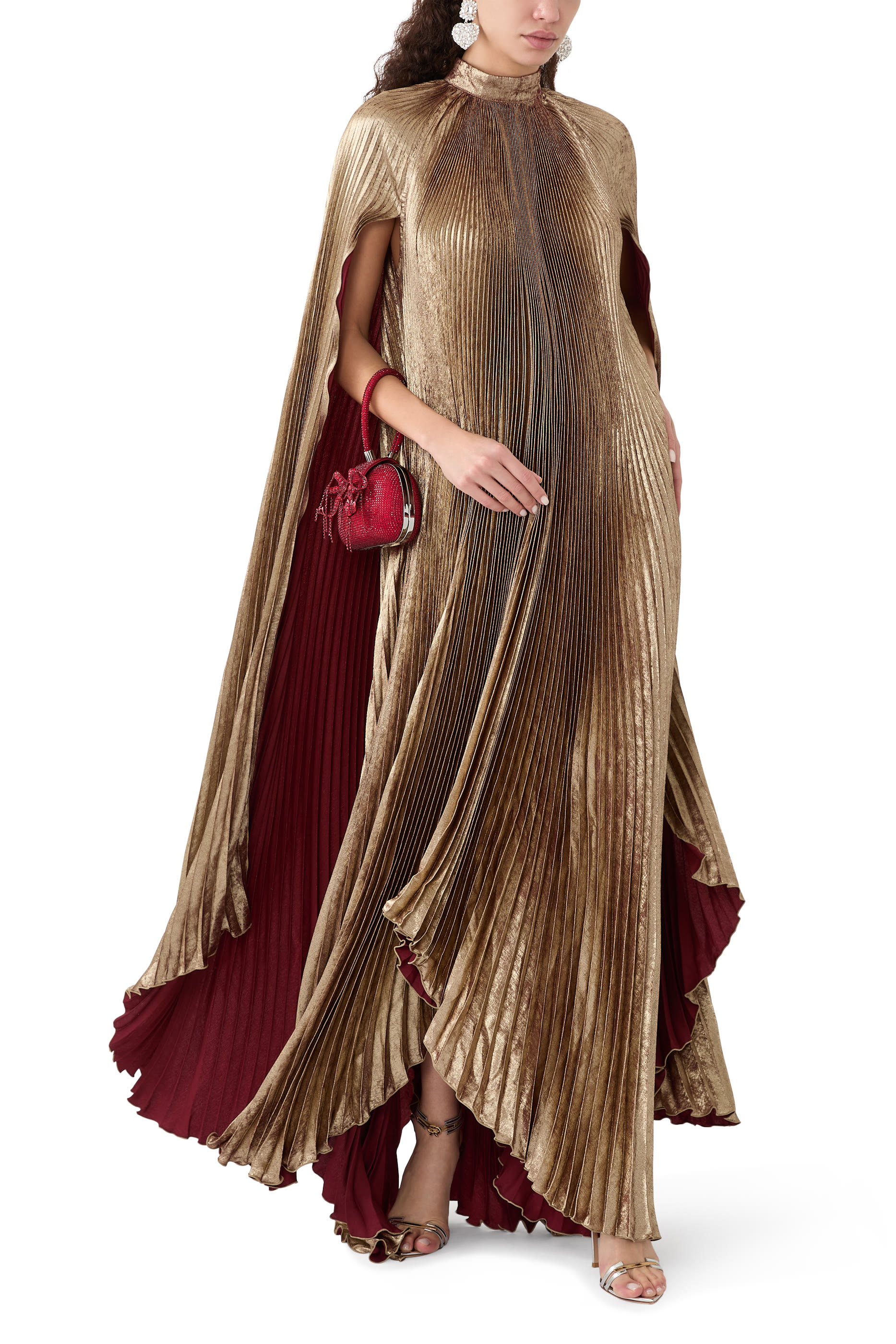 فستان سهرة ايفيل بكاب