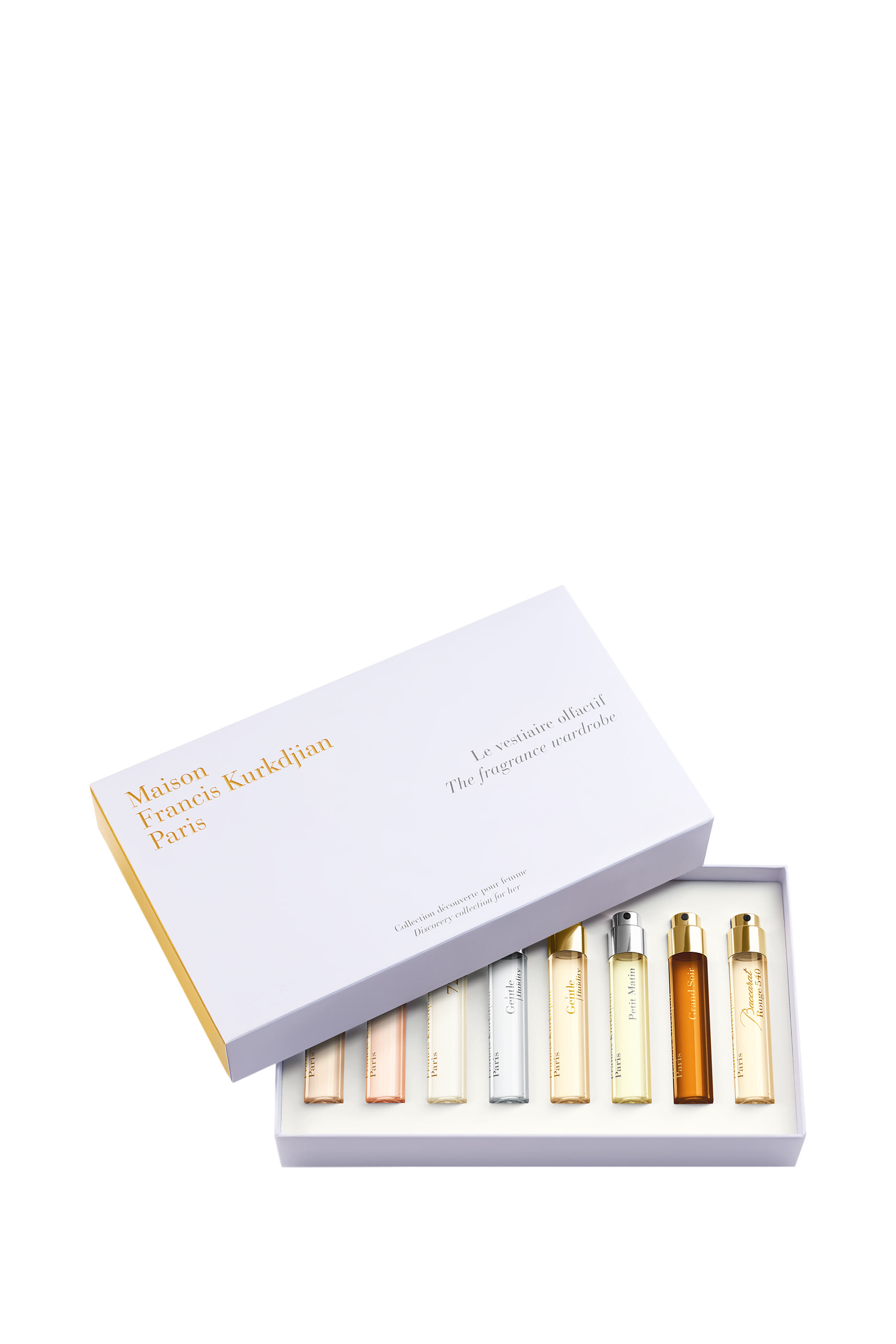 مجموعة إعادة ملء عطر ذا فراغرانس واردروب فور هير، 8 قطع
