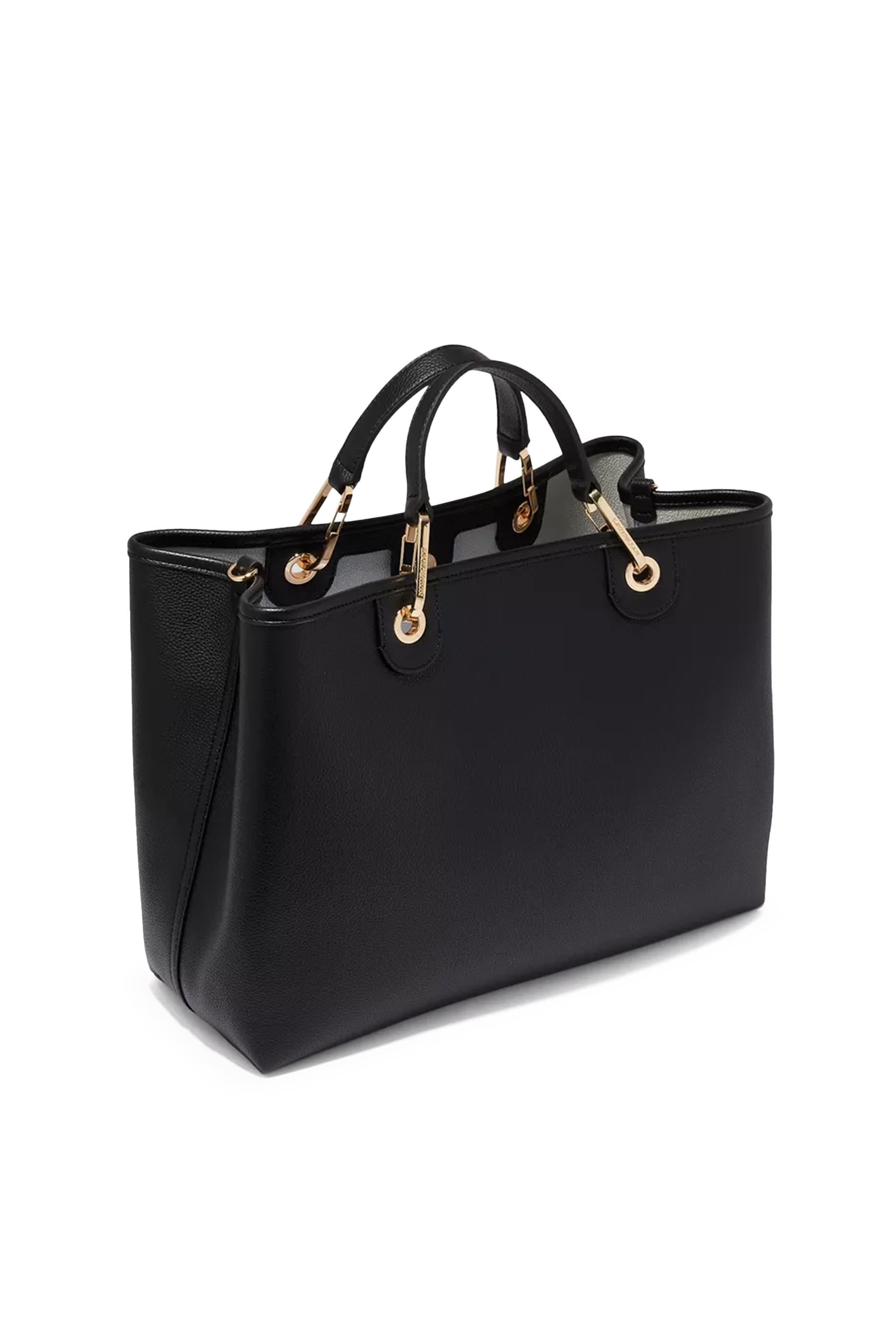 حقيبة يد متوسطة بشعار الماركة