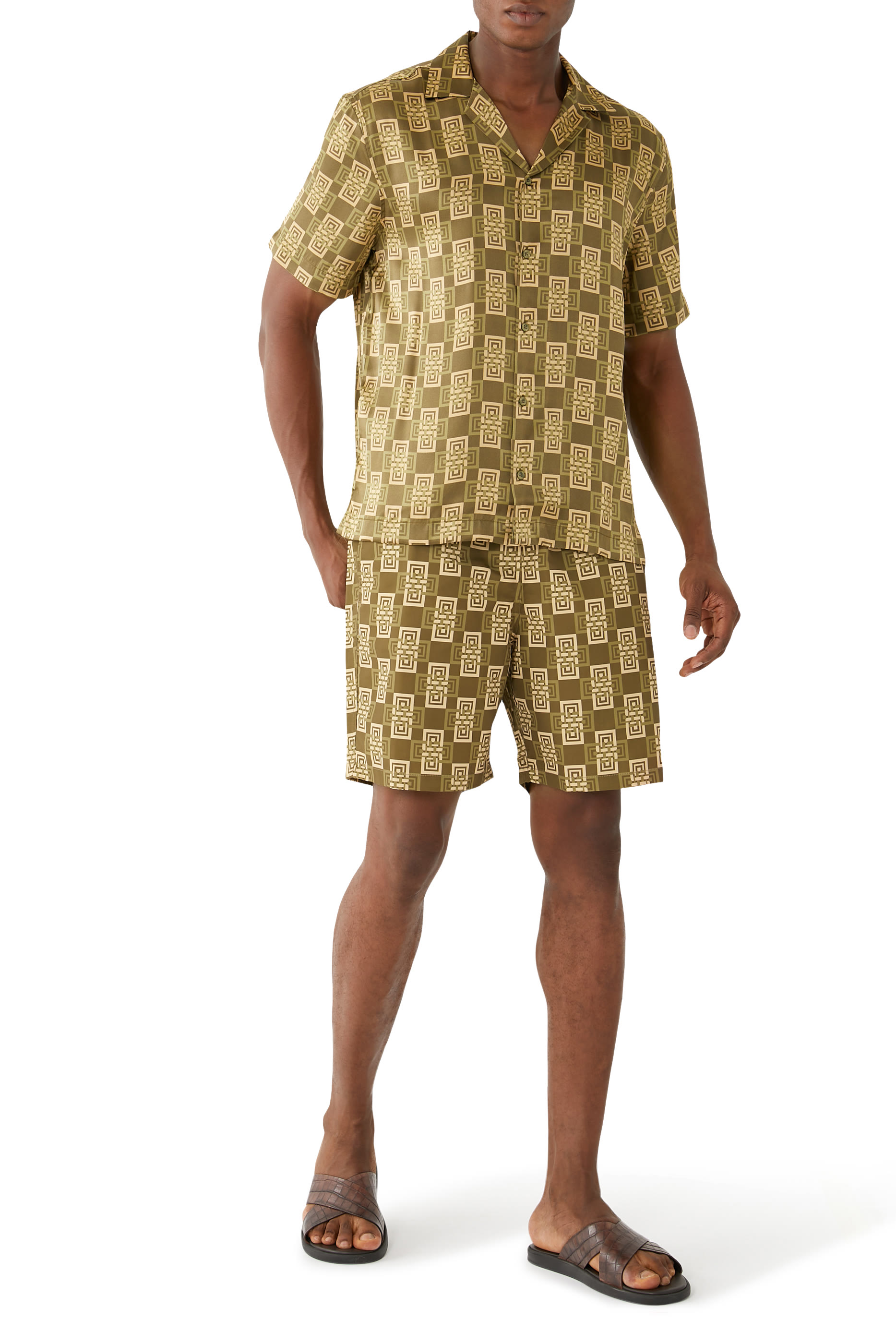 قميص أنجرا كلوب روبيرتو حرير