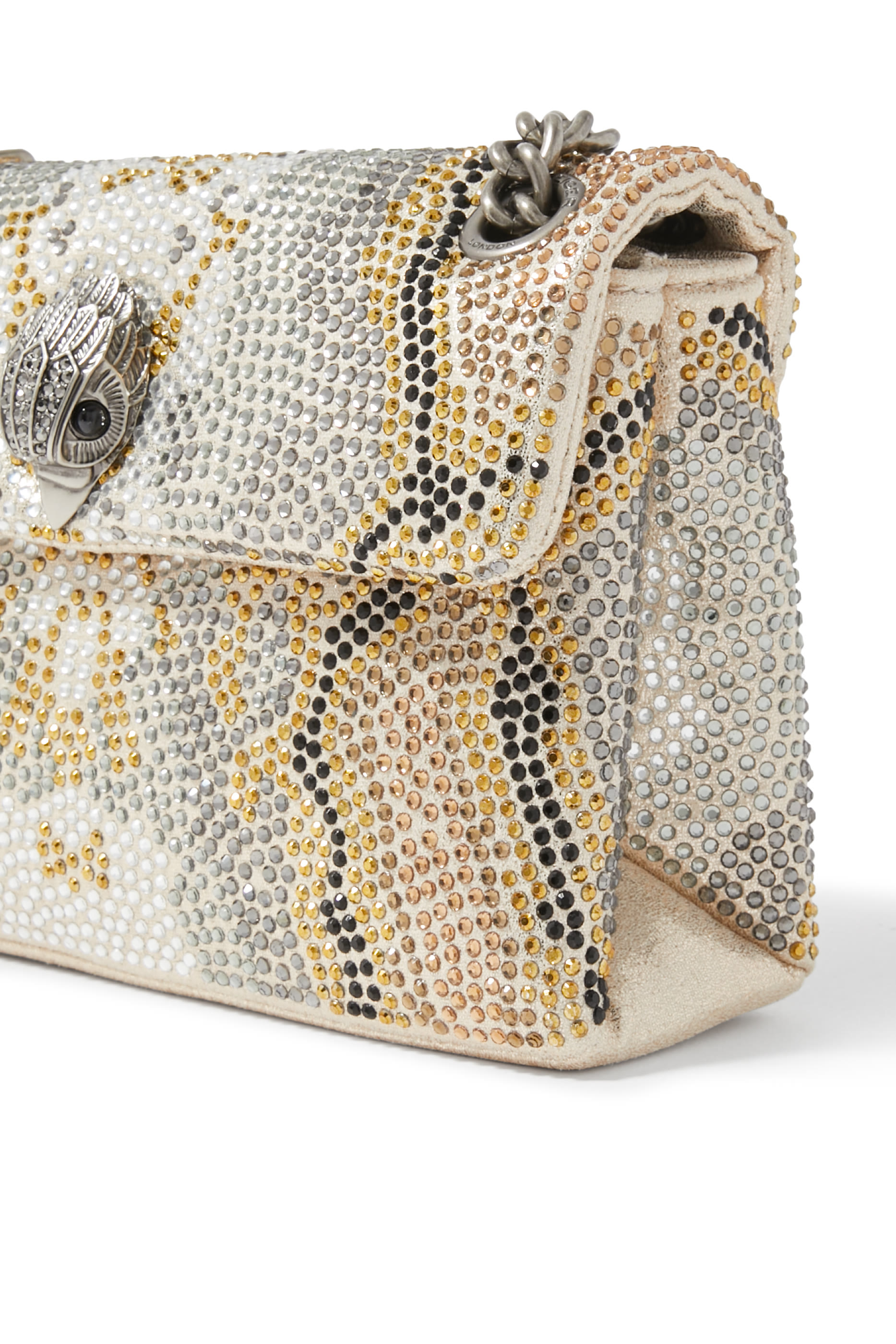 حقيبة كنسينغتون صغيرة مرصعة بكريستال