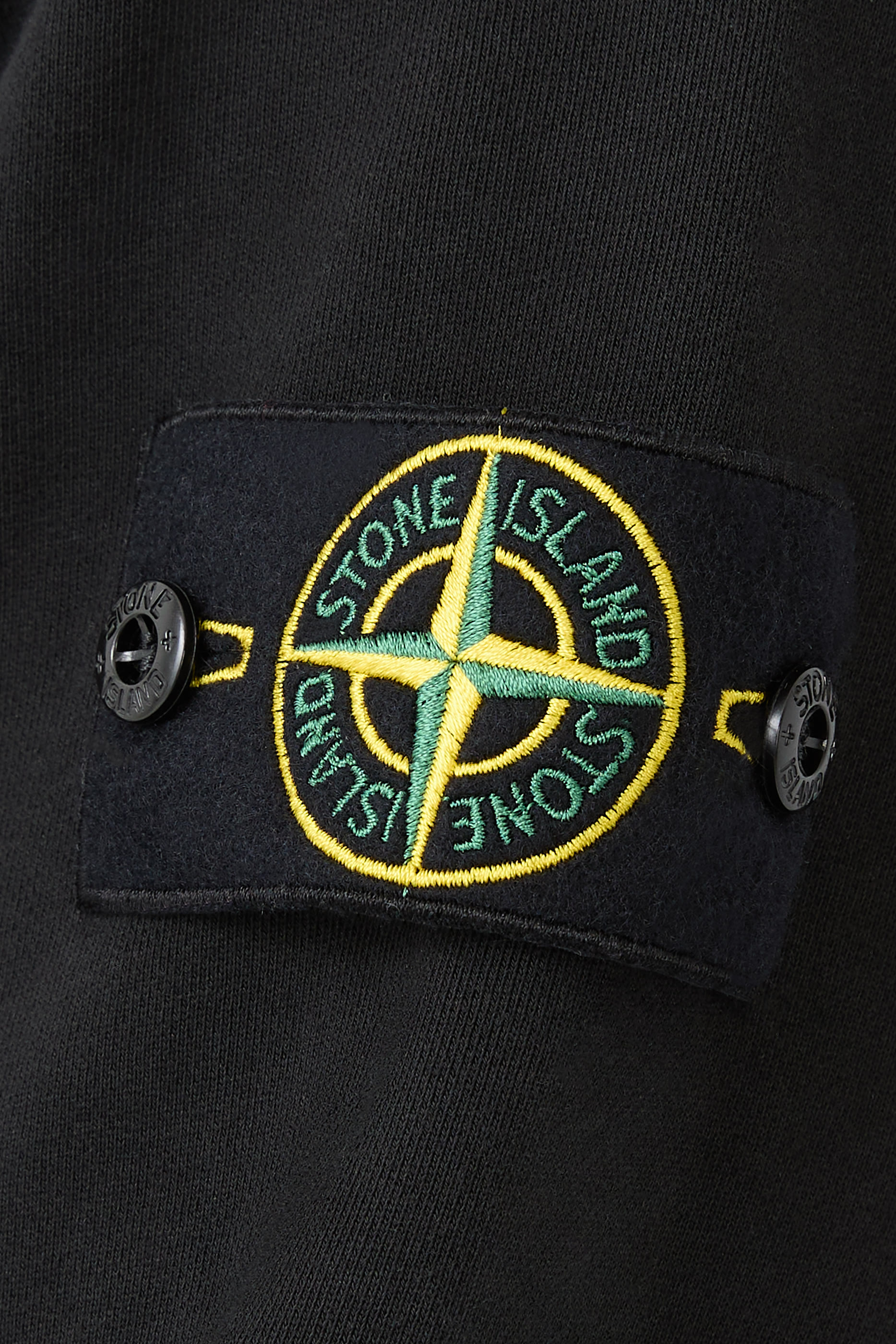 هودي برقعة شعار الماركة صوف قطن عضوي