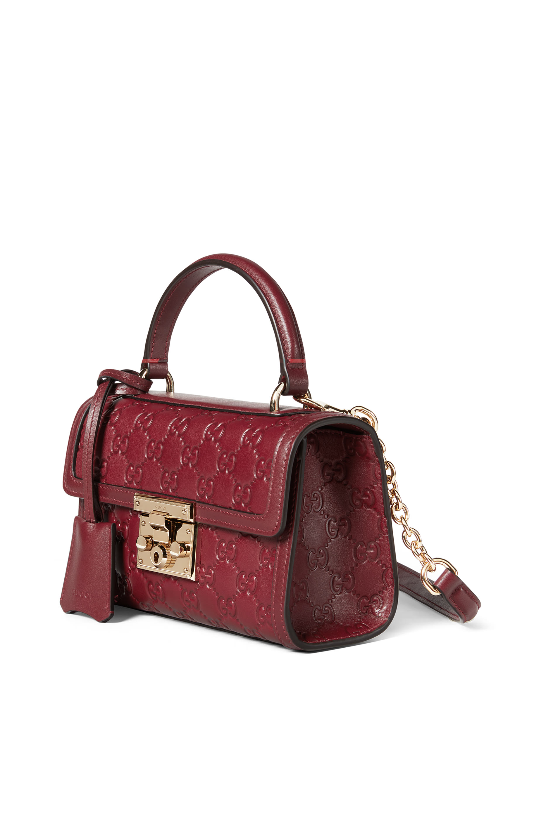 Padlock Small Top Handle Bag