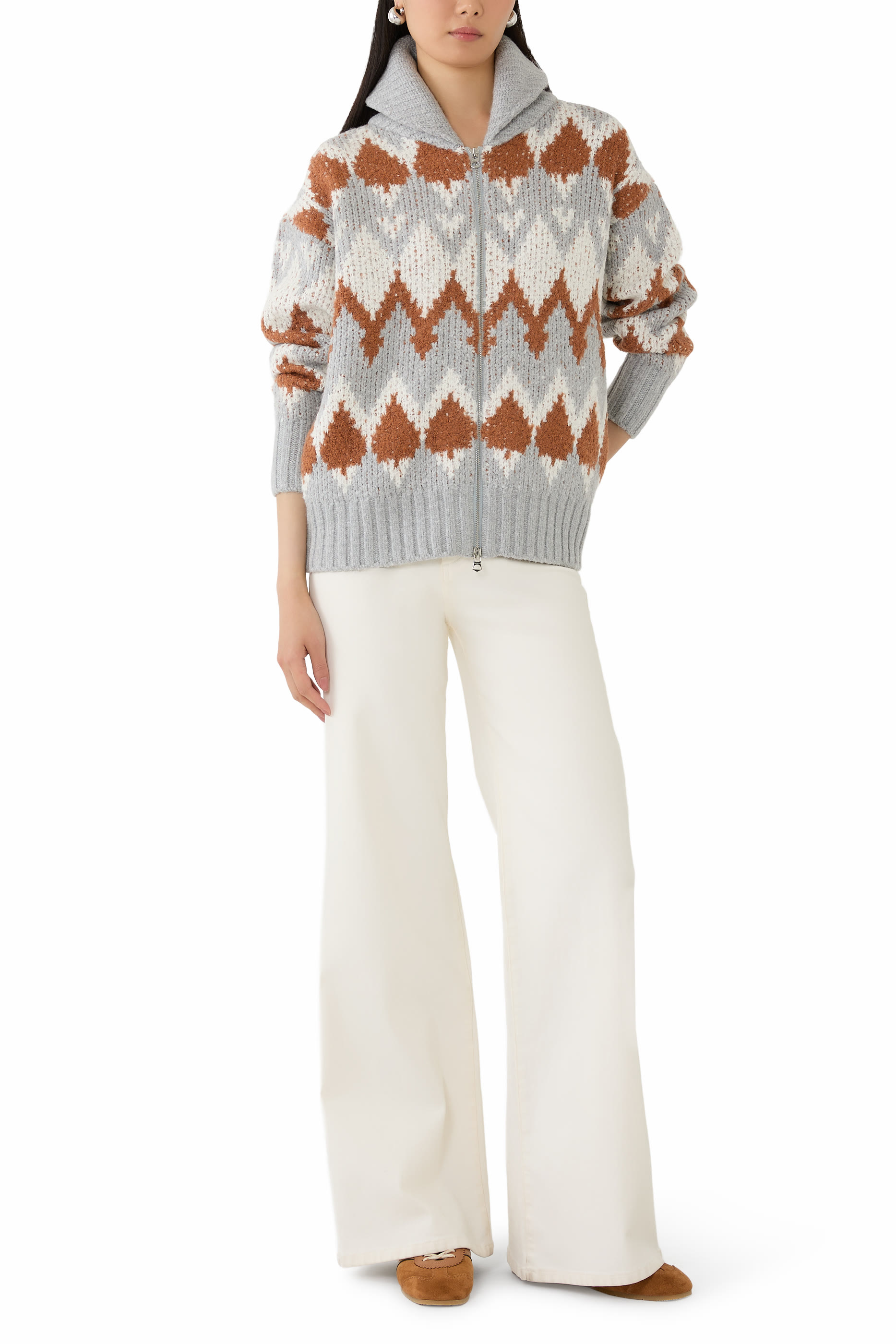 جاكيت بروكلي نسيج جاكار