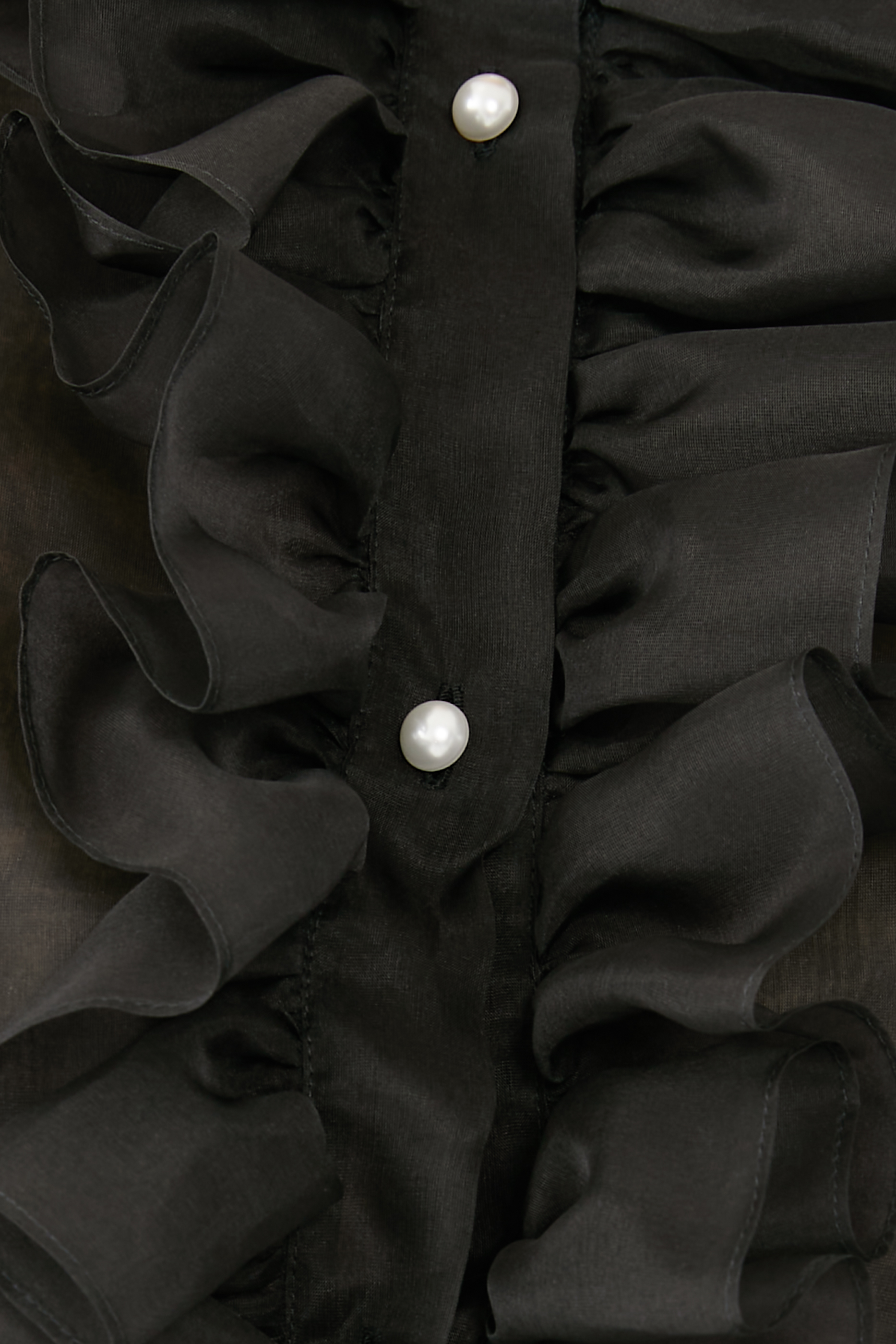 قميص بكشكش أورجانزا