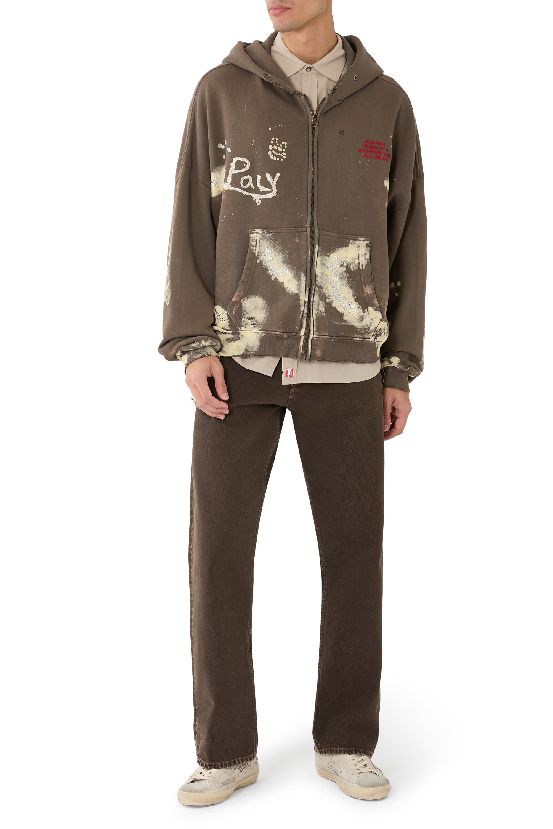 Been Amess Zip Hooded Sweatshirt