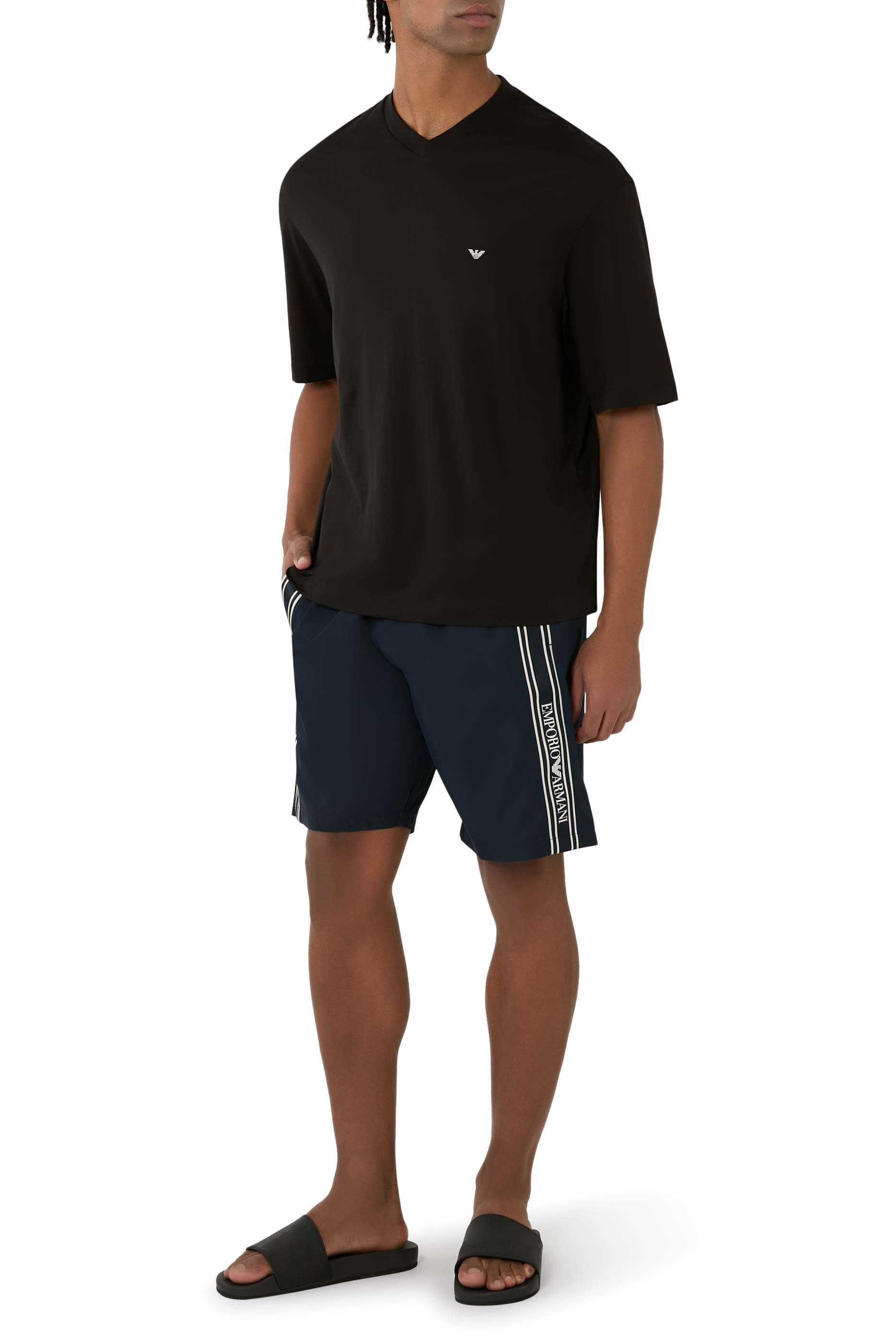 Macro EA Text Logo Polo Shirt