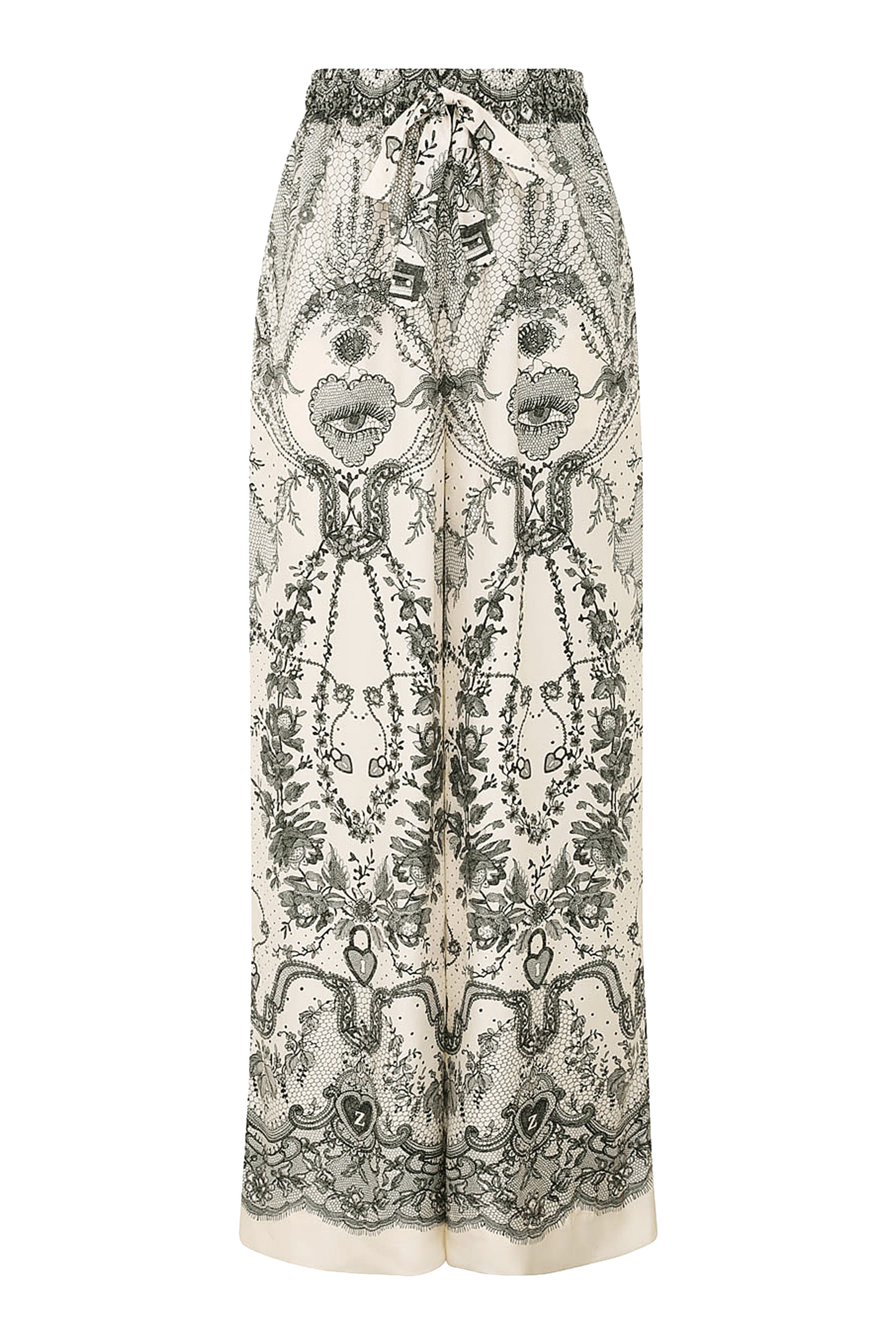 بنطال كراش برباط تضييق على الخصر