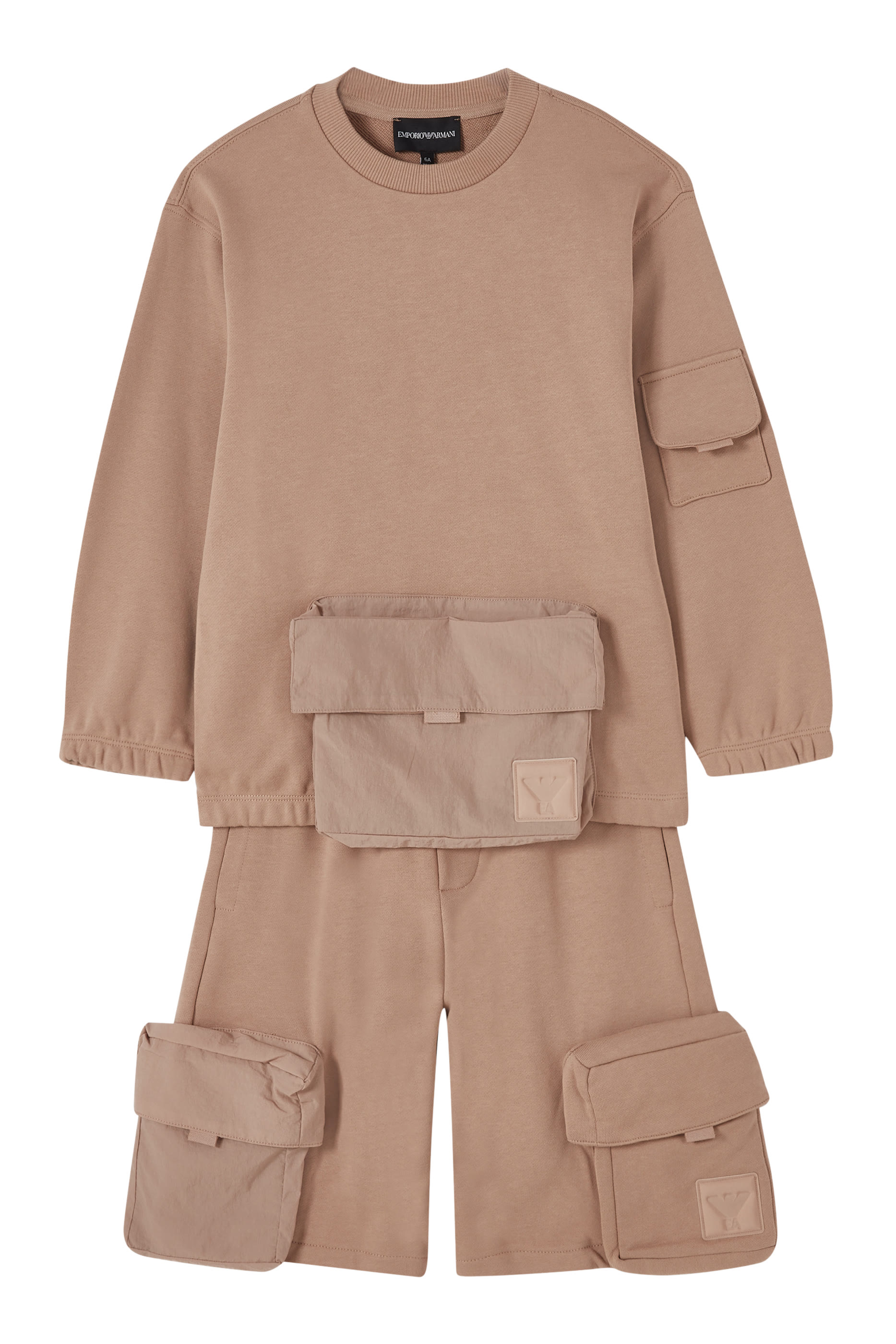 Kids Cargo-Pocket Sweatshirt