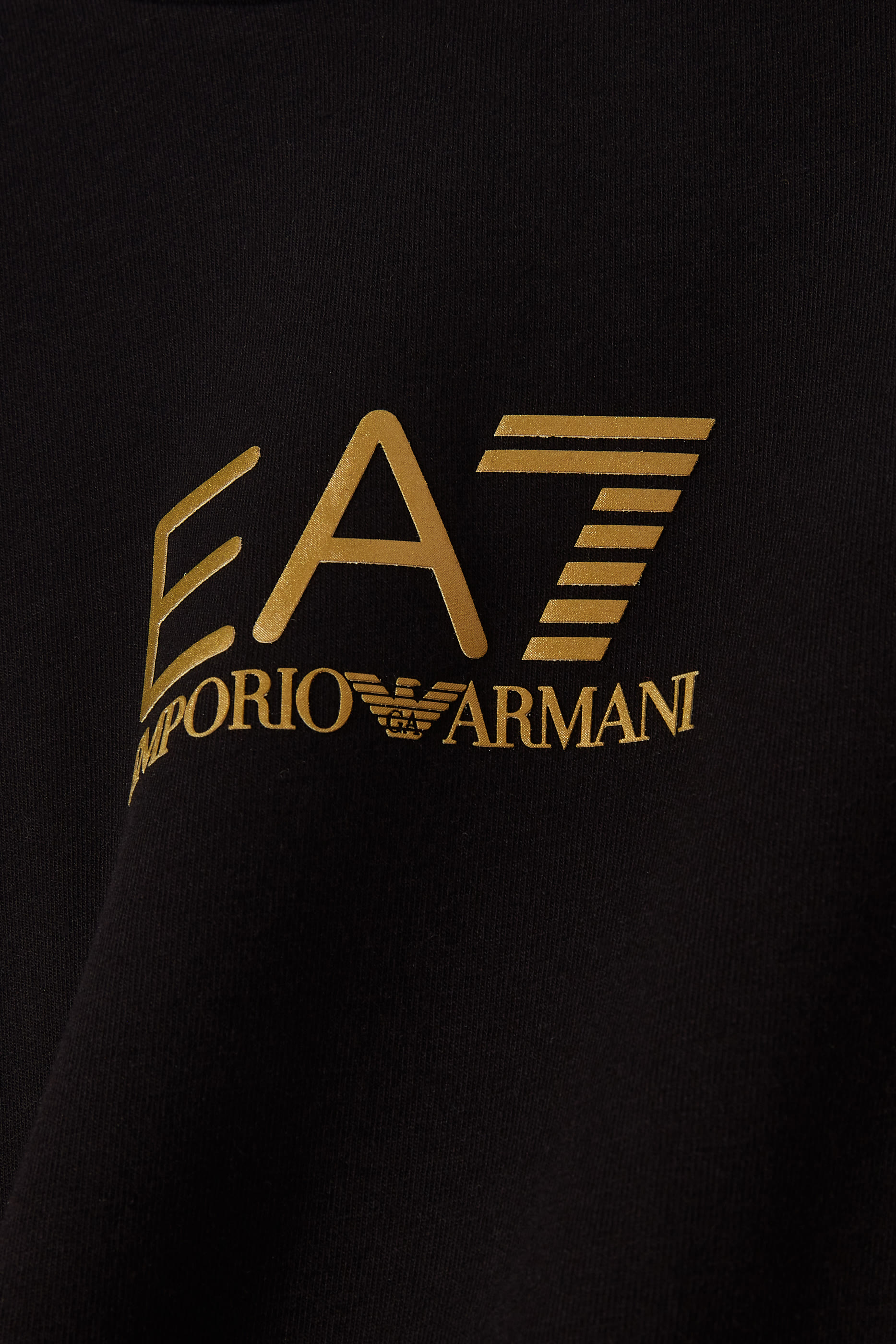 تيشيرت بشعار الماركة قطن جيرسيه لأطفال