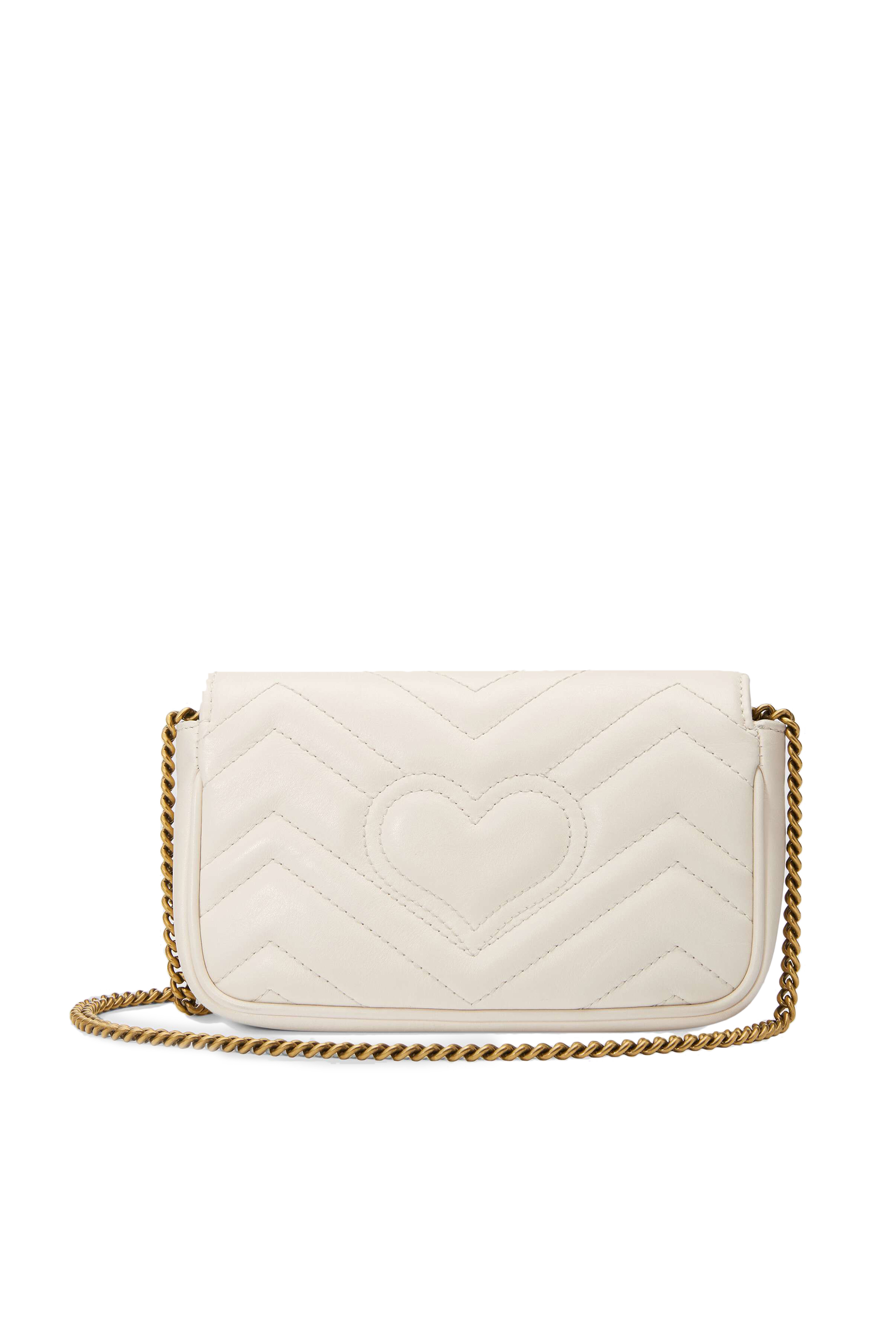 حقيبة مارمونت سوبر ميني جلد بتصميم مبطن وشعار GG