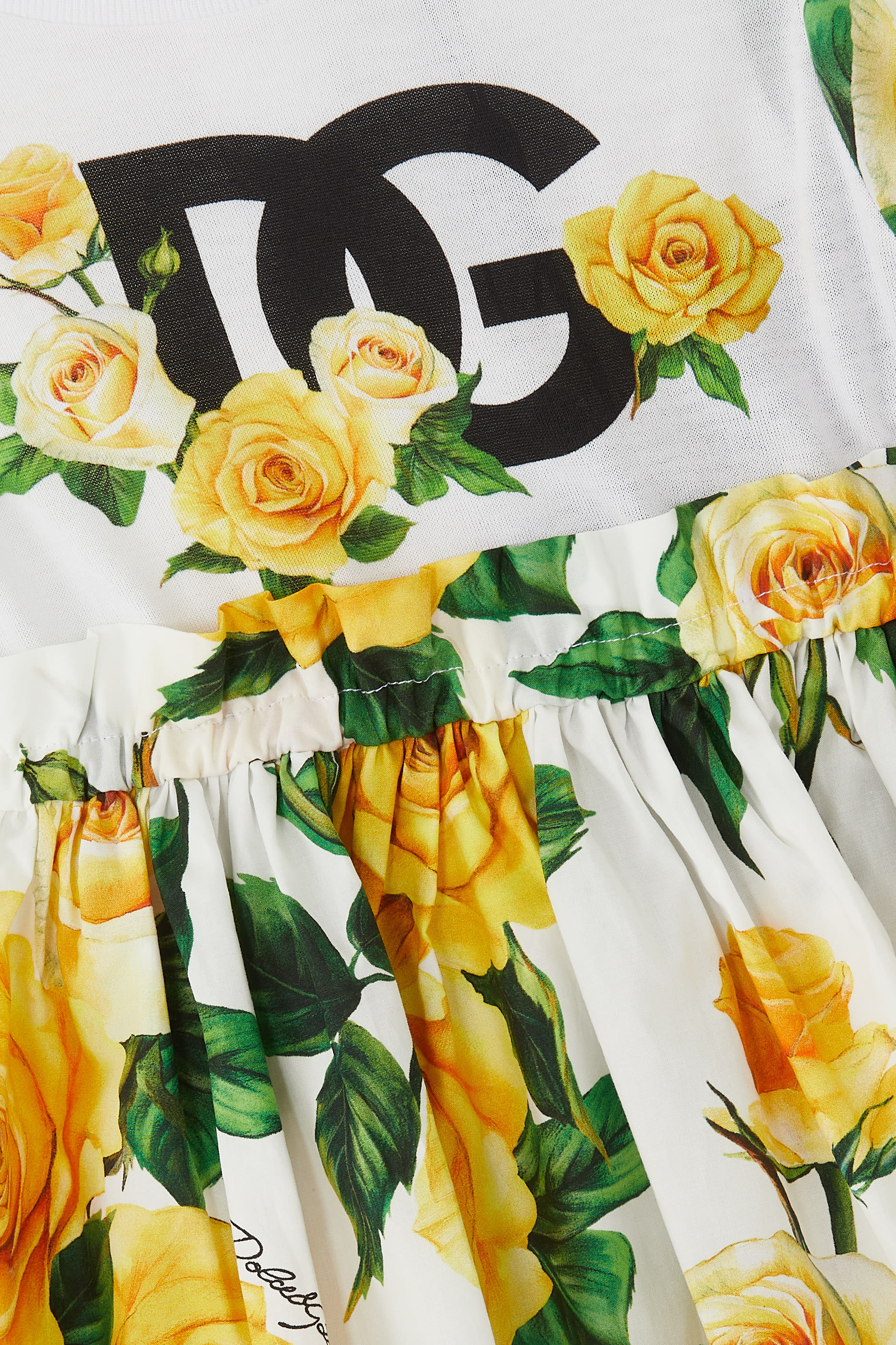 فستان بنقشة زهور للأطفال