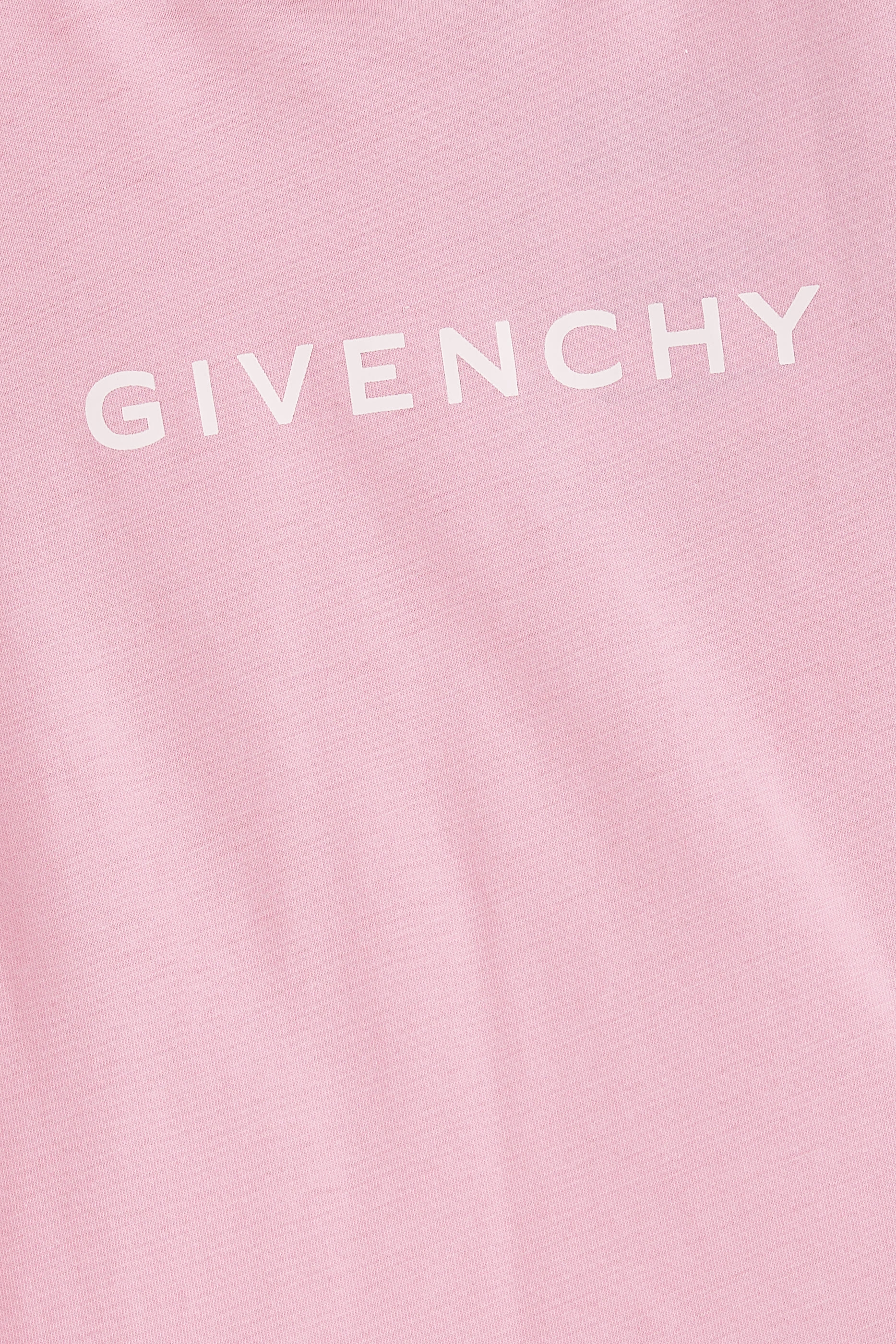 تيشيرت بأكمام مكشكشة بشعار الماركة للأطفال