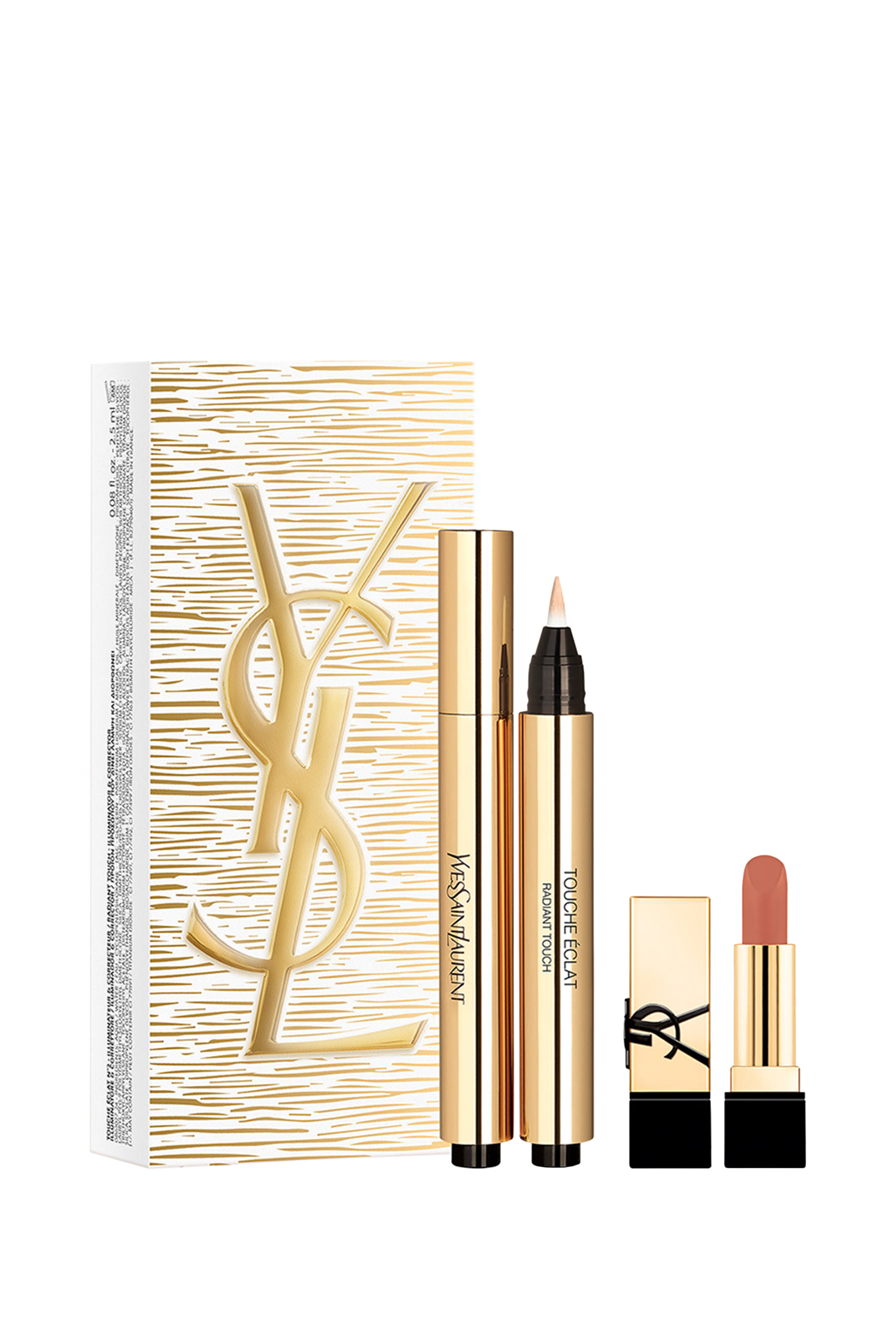 مجموعة هدايا أحمر شفاه بيور كوتور، نيود ميوز بحجم صغير، وقلم توش إيكلا لموسم الاعياد