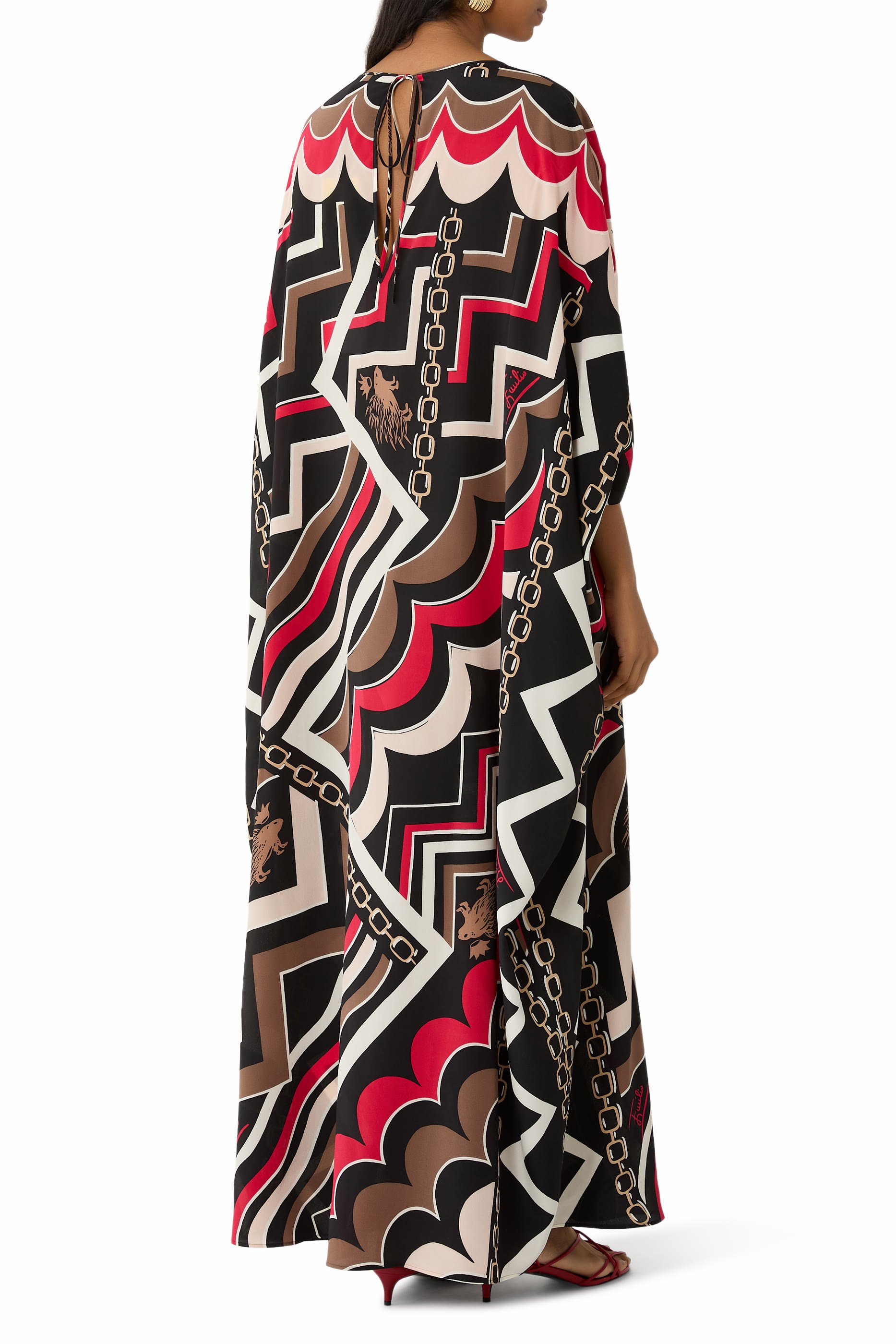 قفطان إستريس طويل بنقشة