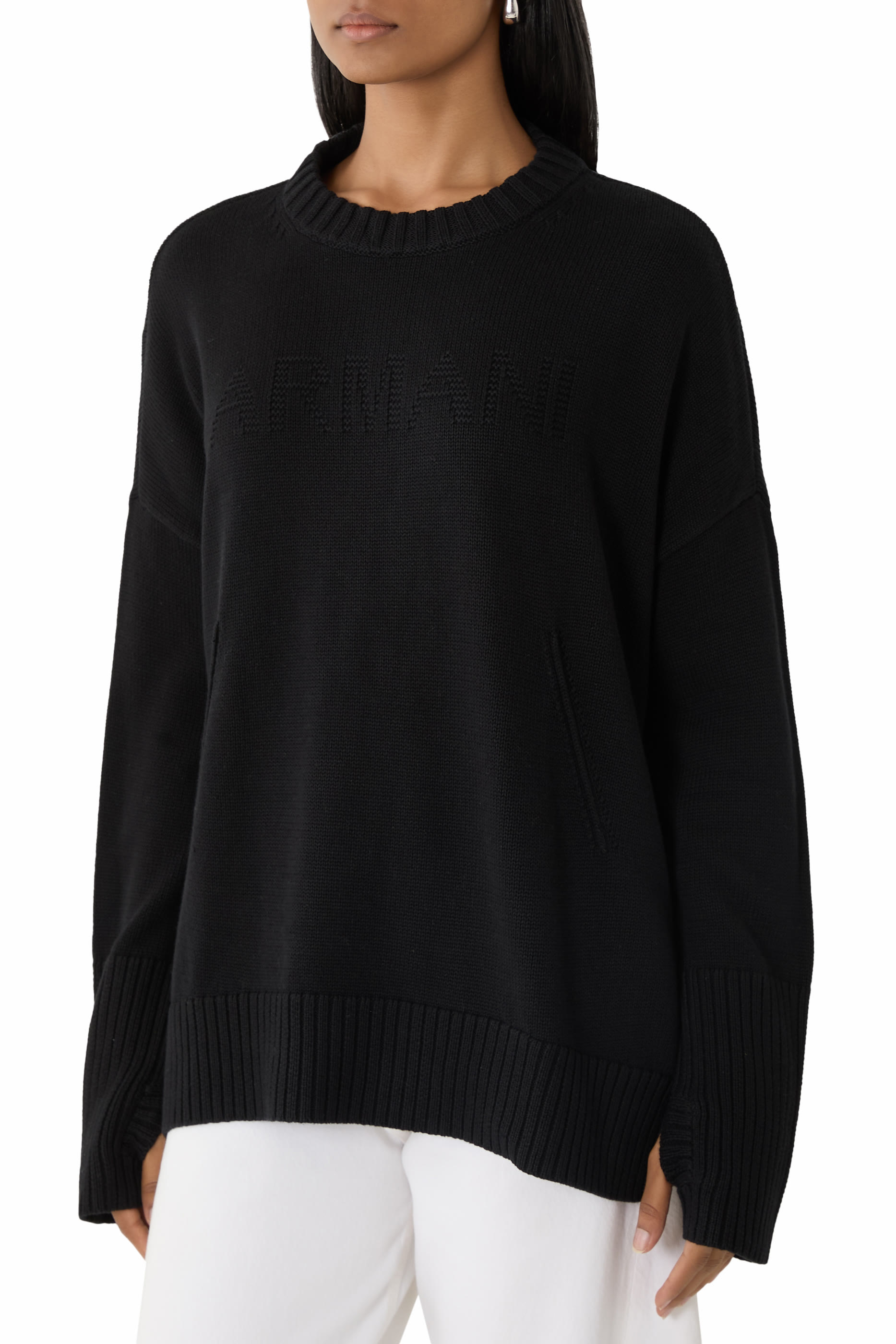 كنزة بأكمام طويلة