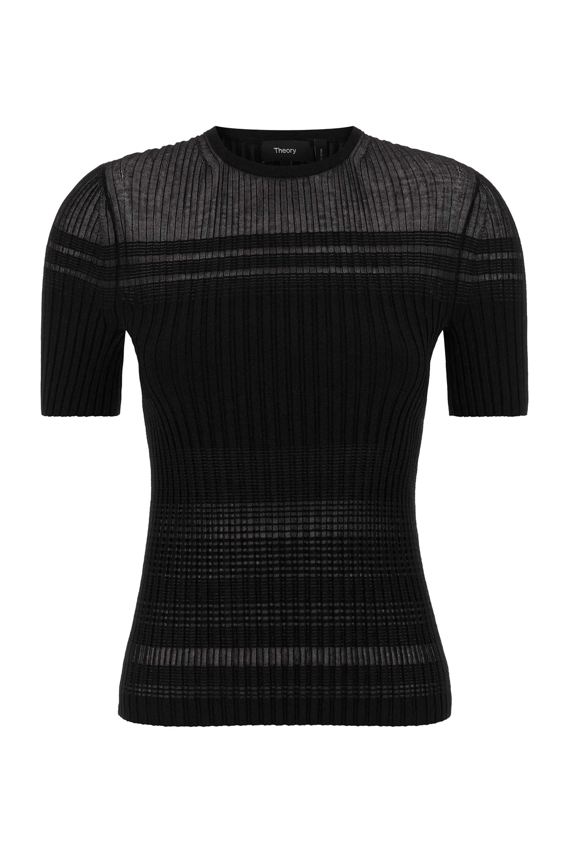 تيشيرت مخطط شفاف