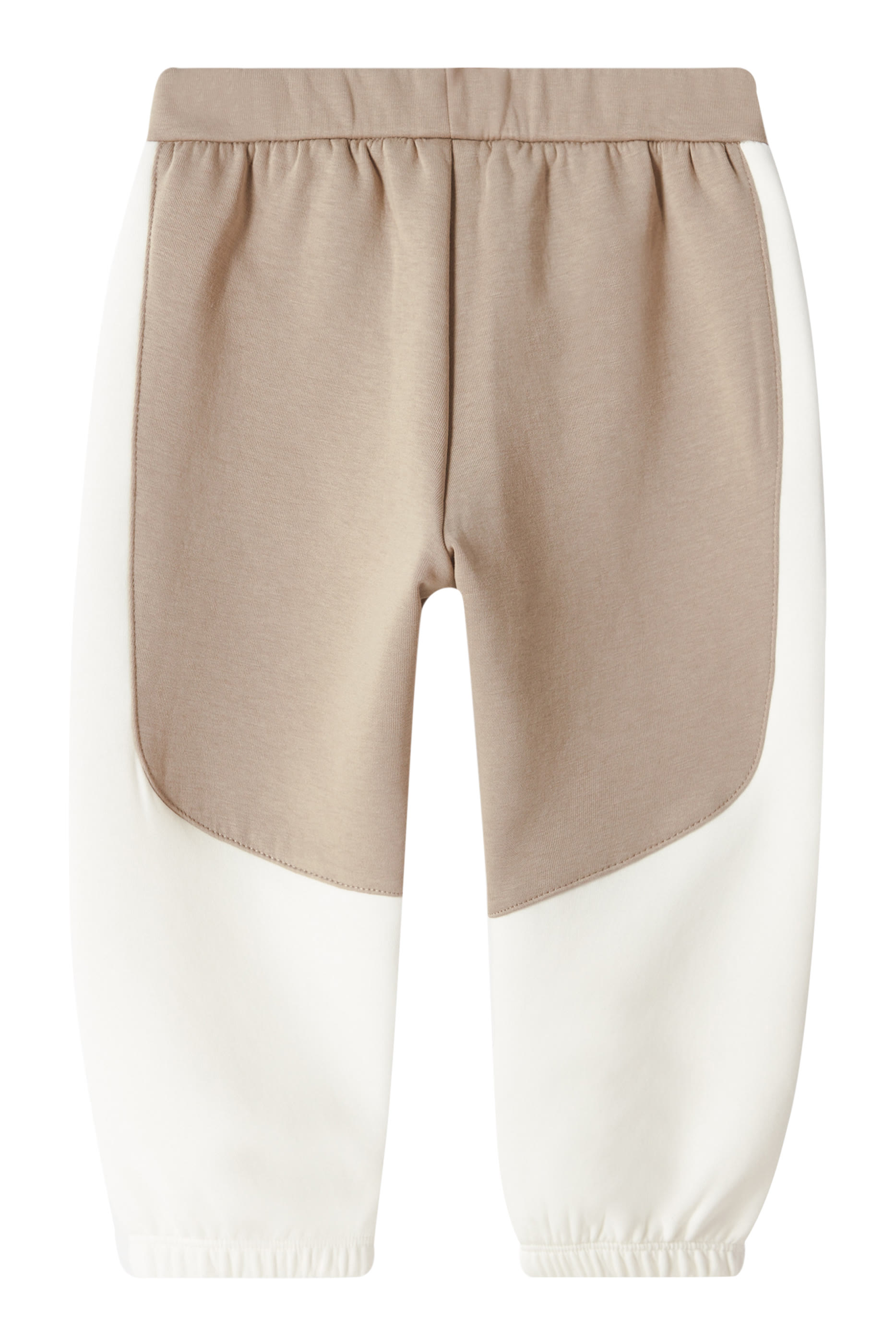 بنطال رياضي مقسم بألوان مزيج قطن للأطفال