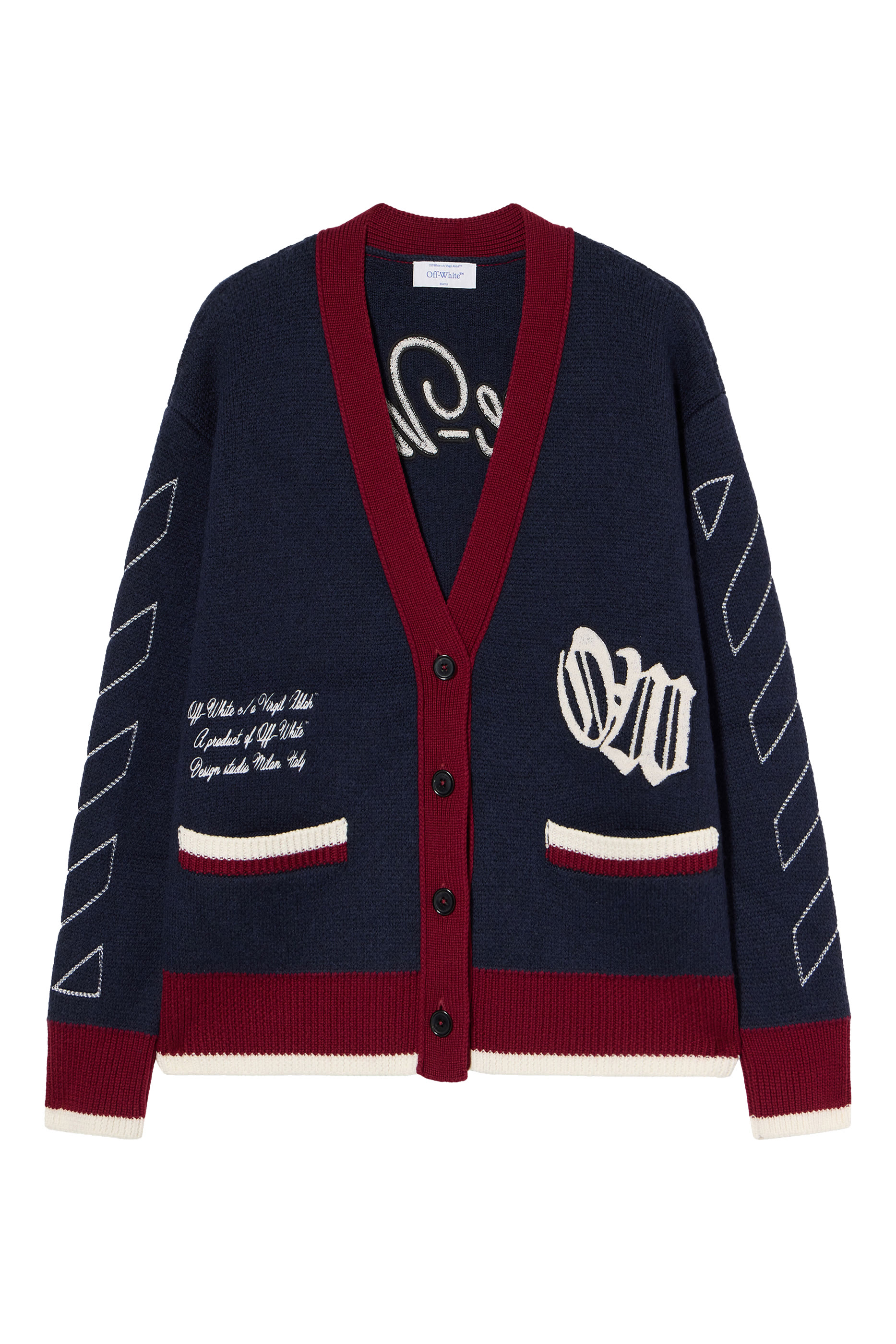 كارديغان بتصميم جامعي جاكار منسوج