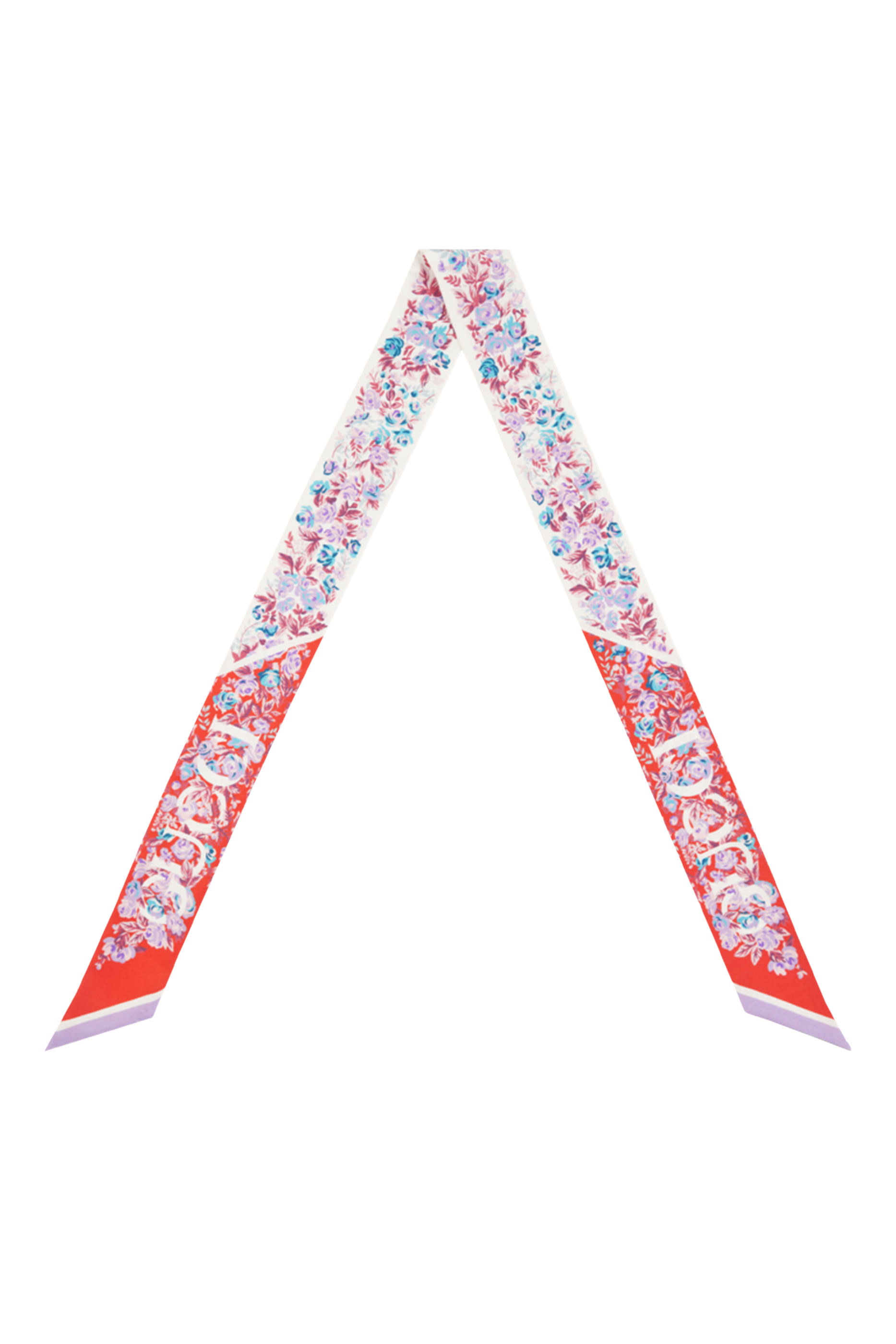 شريط بطبعات حرير تويل