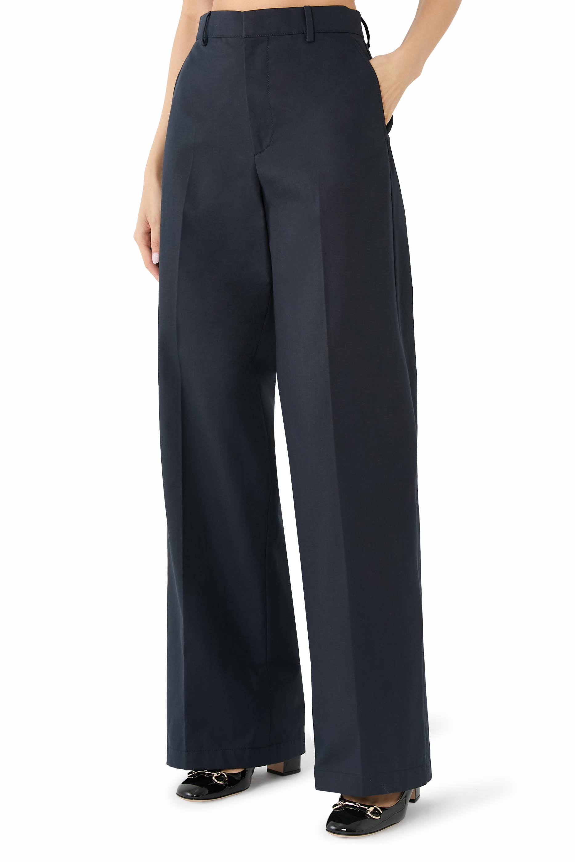 بنطال قماش قنب قطن خفيف