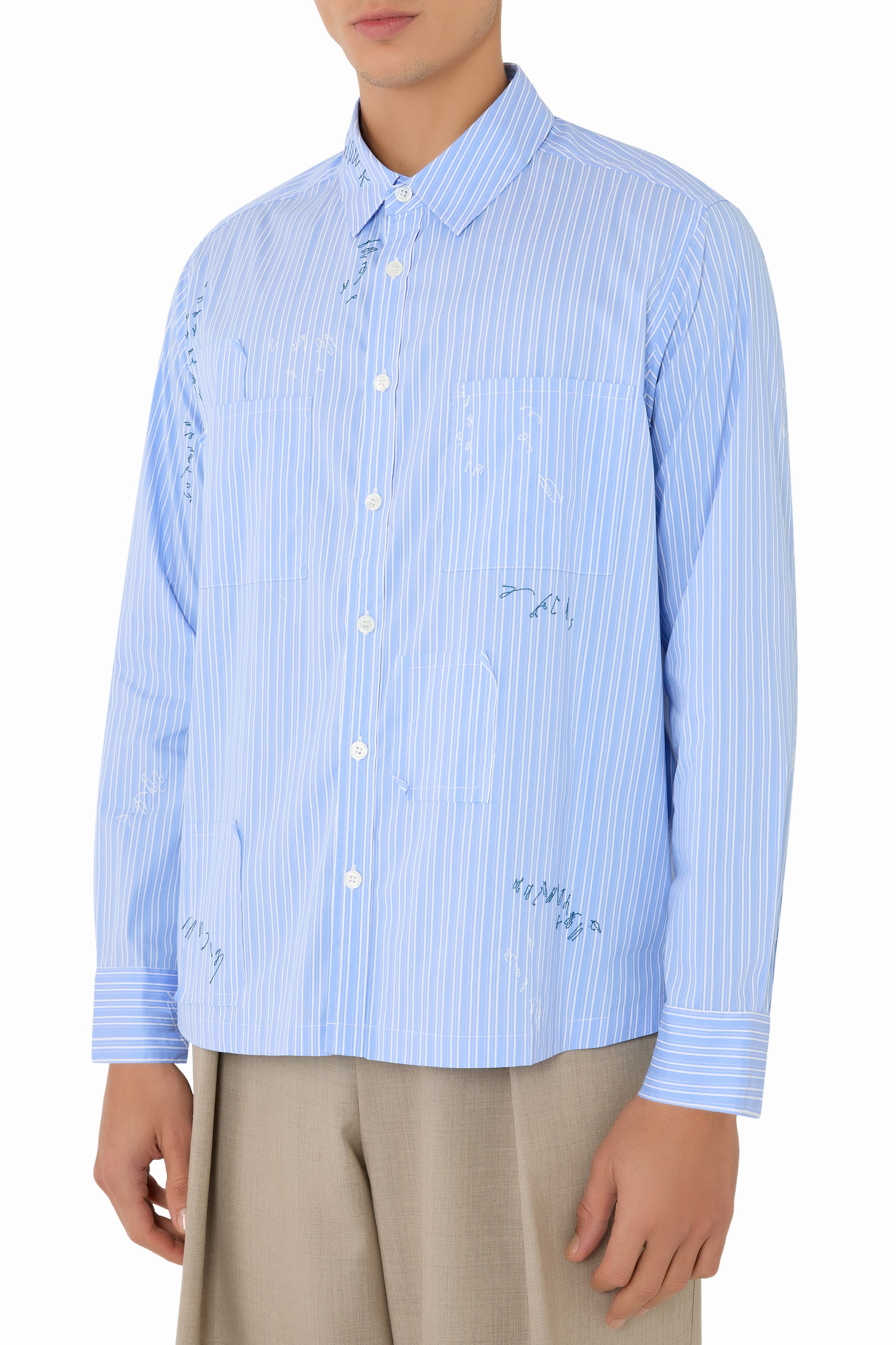 قميص ماندينج بأكمام طويلة