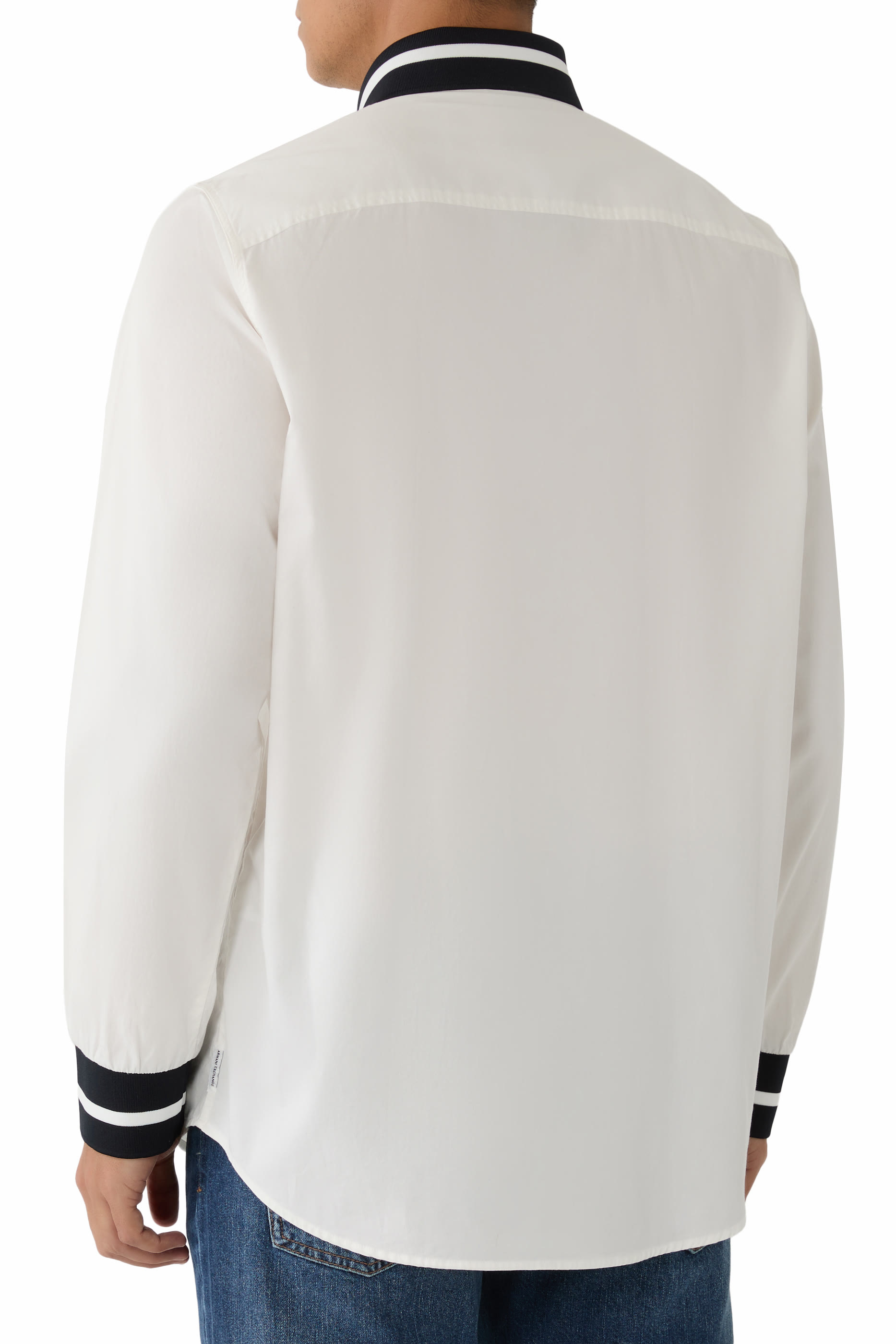 قميص بشعار الماركة قطن