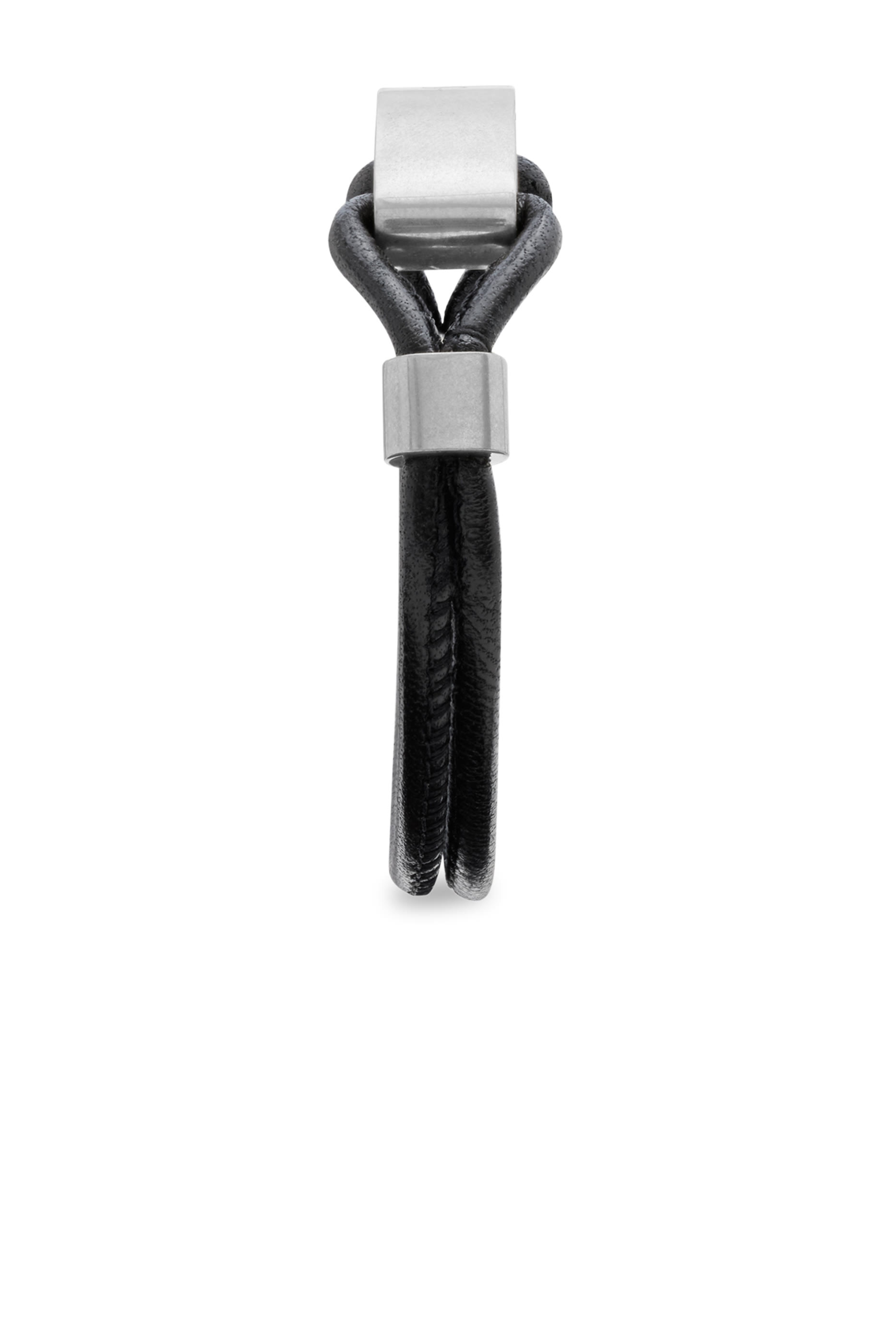 سوار بشعار الماركة الشهير جلد ومعدن