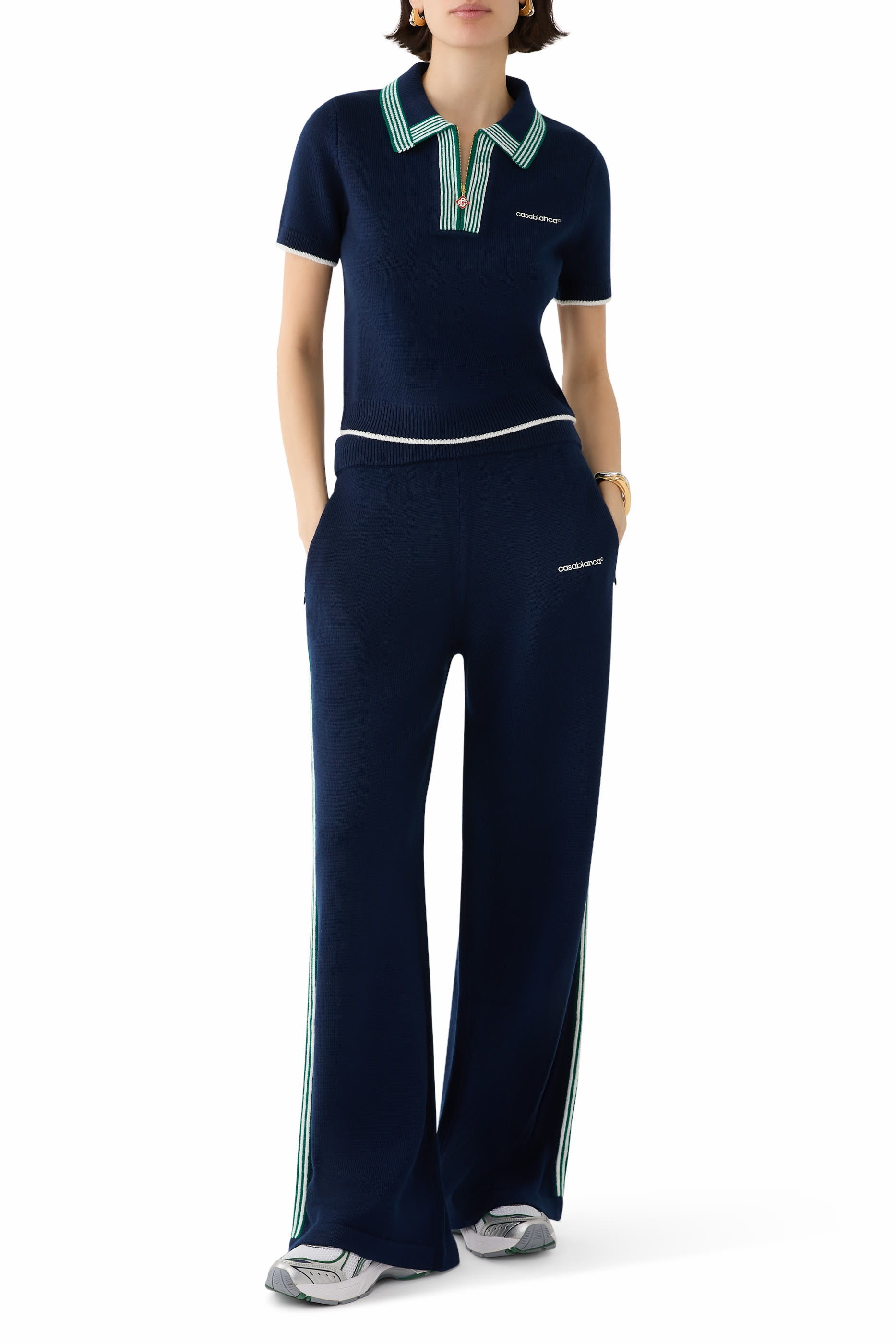 قميص تنس بولو منسوج