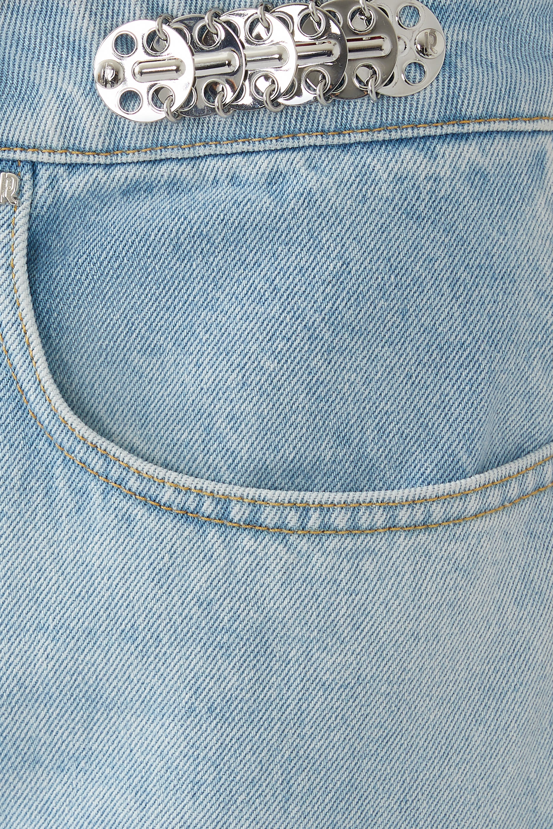 بنطال دنيم فضفاض