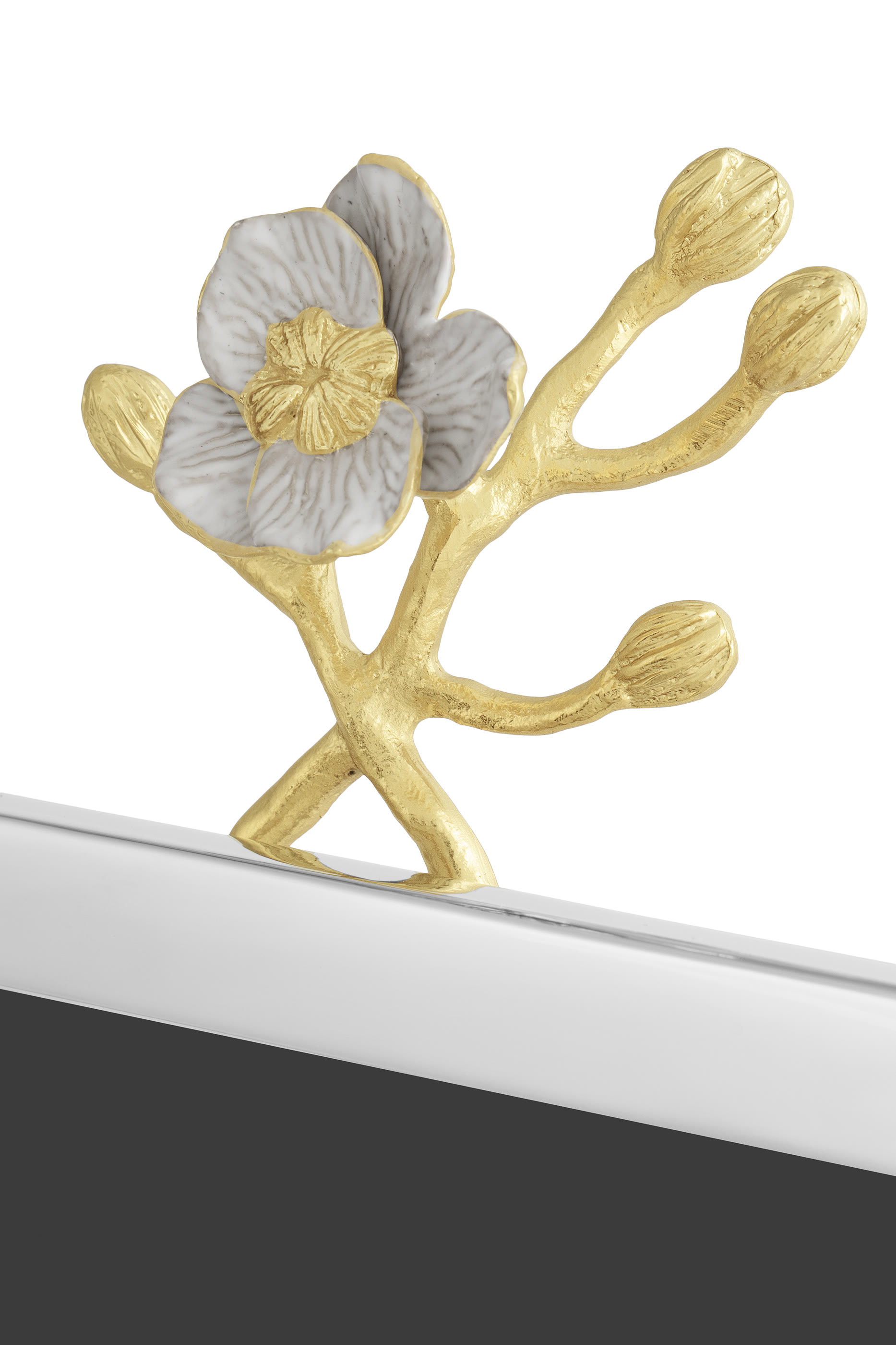 إطار صور بقاعدة بتصميم زهرة الاوركيد