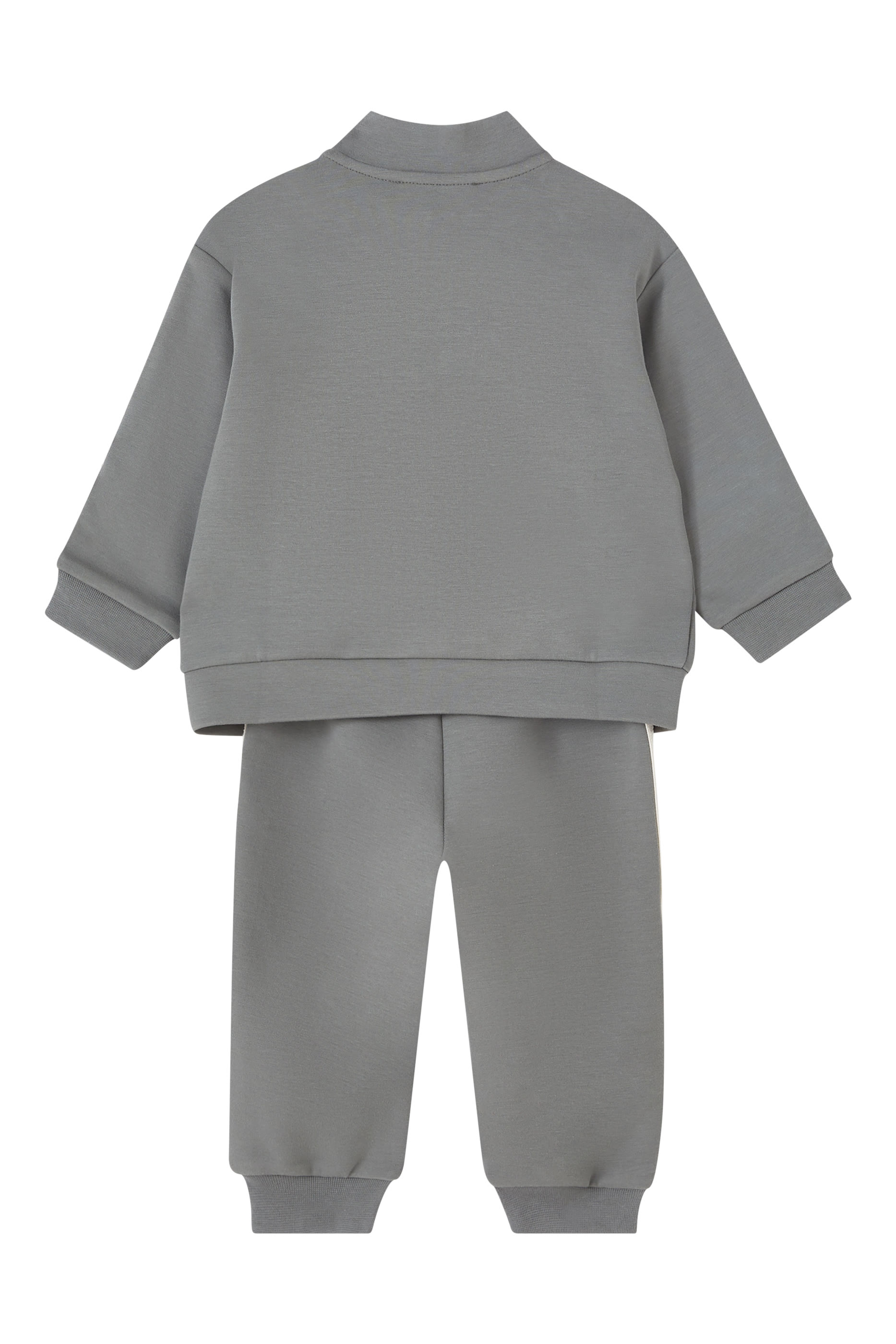 بدلة ياضية بشريط يشعار الماركة للأطفال