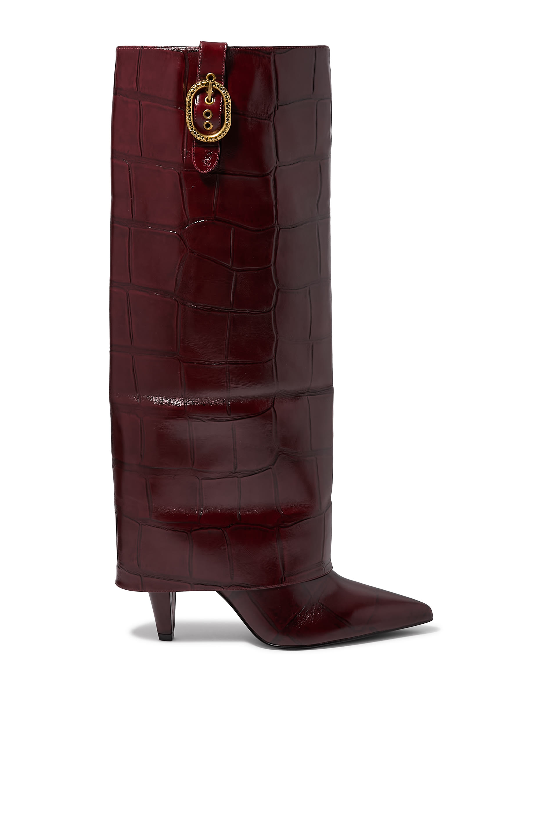 حذاء  بوت طويل 100 بتصميم قابل للطي