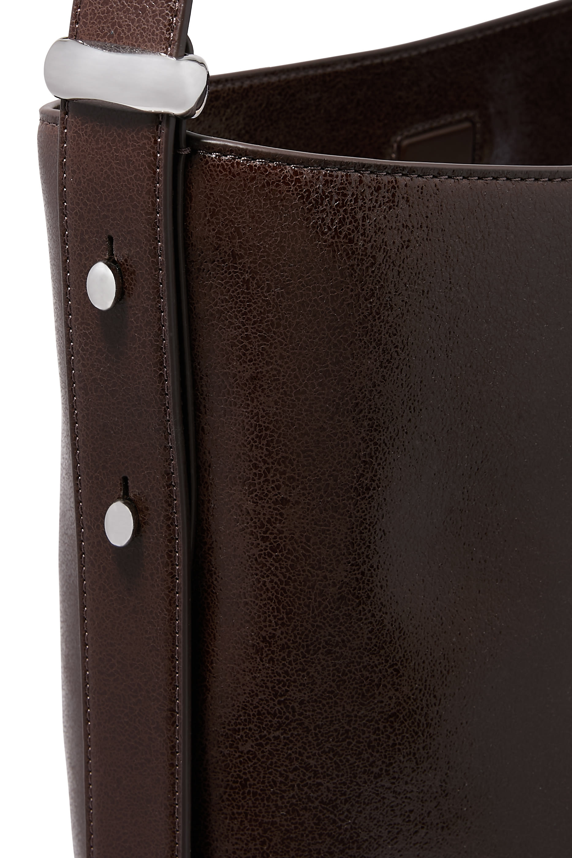 حقيبة باكيت هالو كبيرة جلد لامع