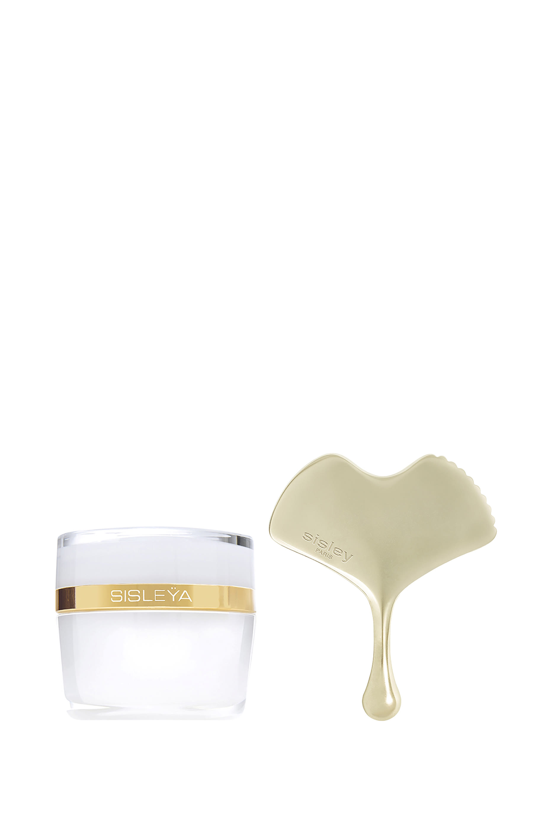 مجموعة ثنائية سيسليا لانتيجرال لمقاومة علامات تقدم السن وأداة جوا شا بتصميم أوراق الجنكة