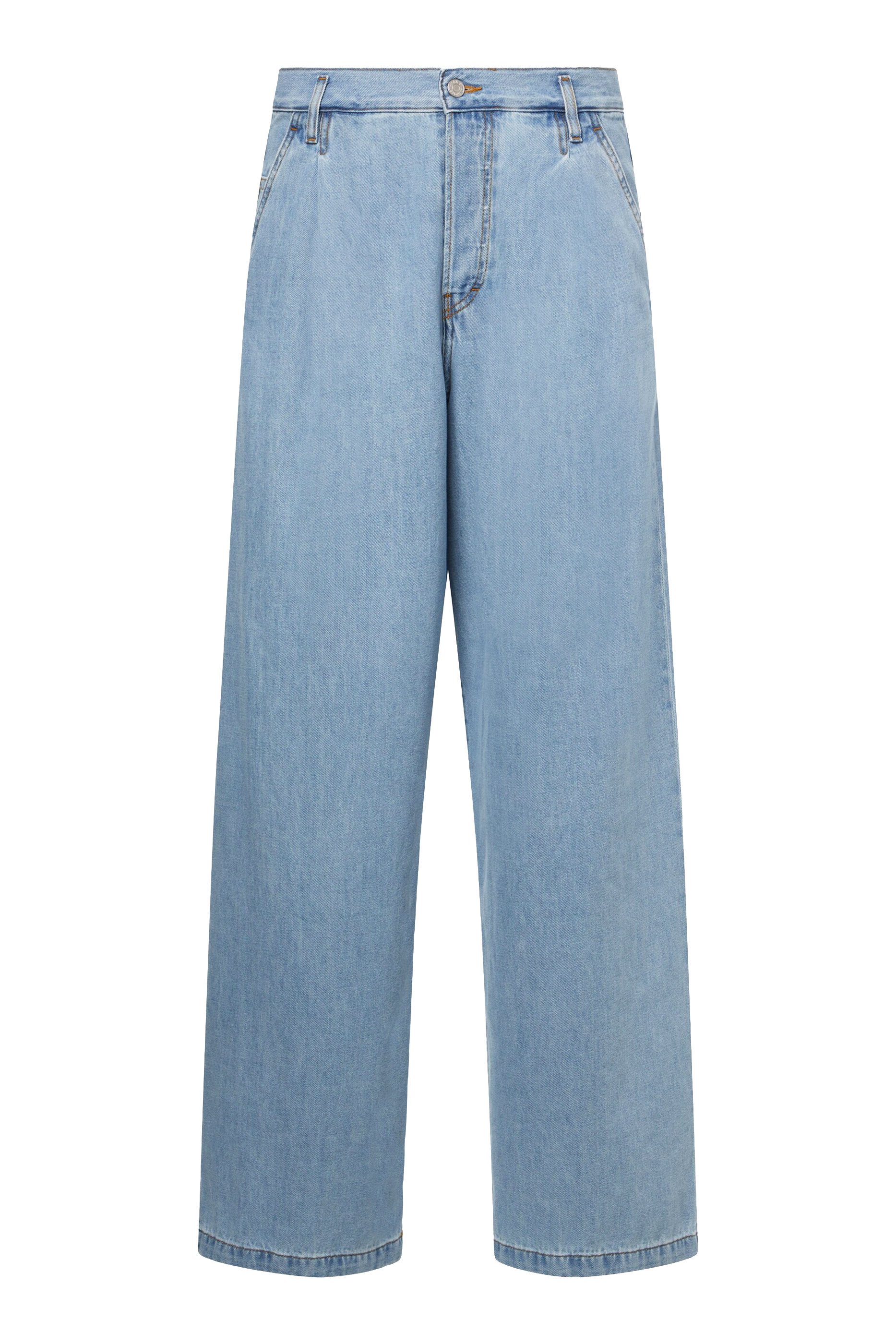 بناطل جينز بقصة فضفاضة