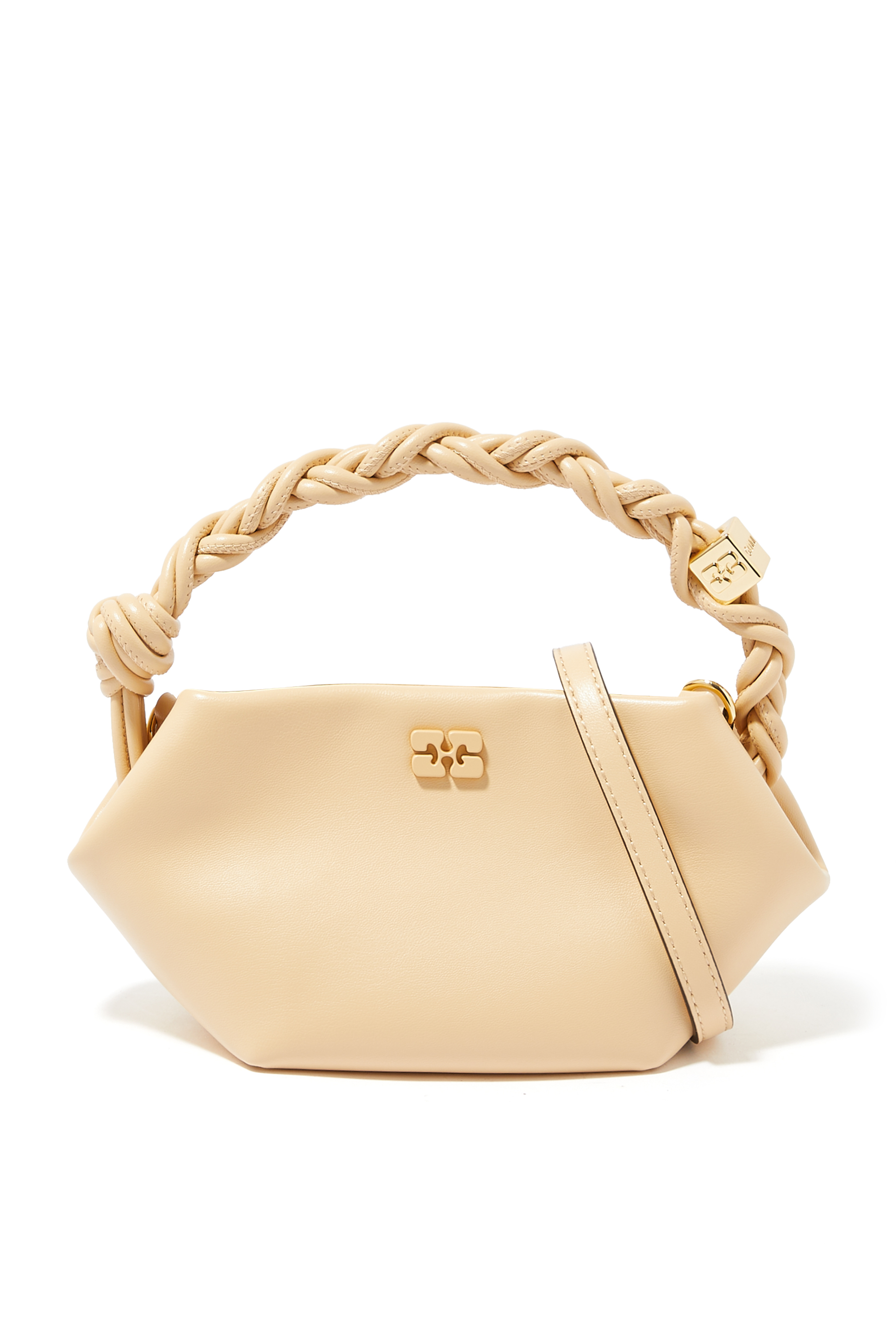 حقيبة يد بو صغيرة بيد مجدولة