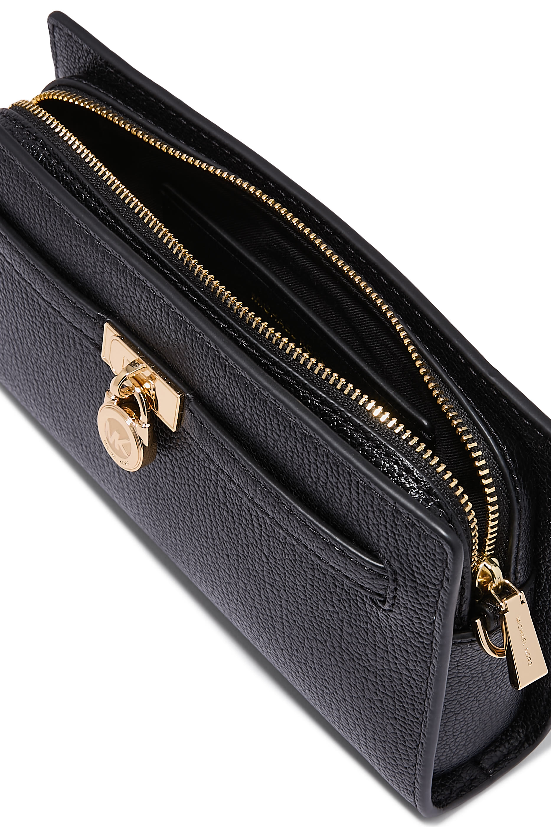 حقيبة كتف بشعار الماركة جلد