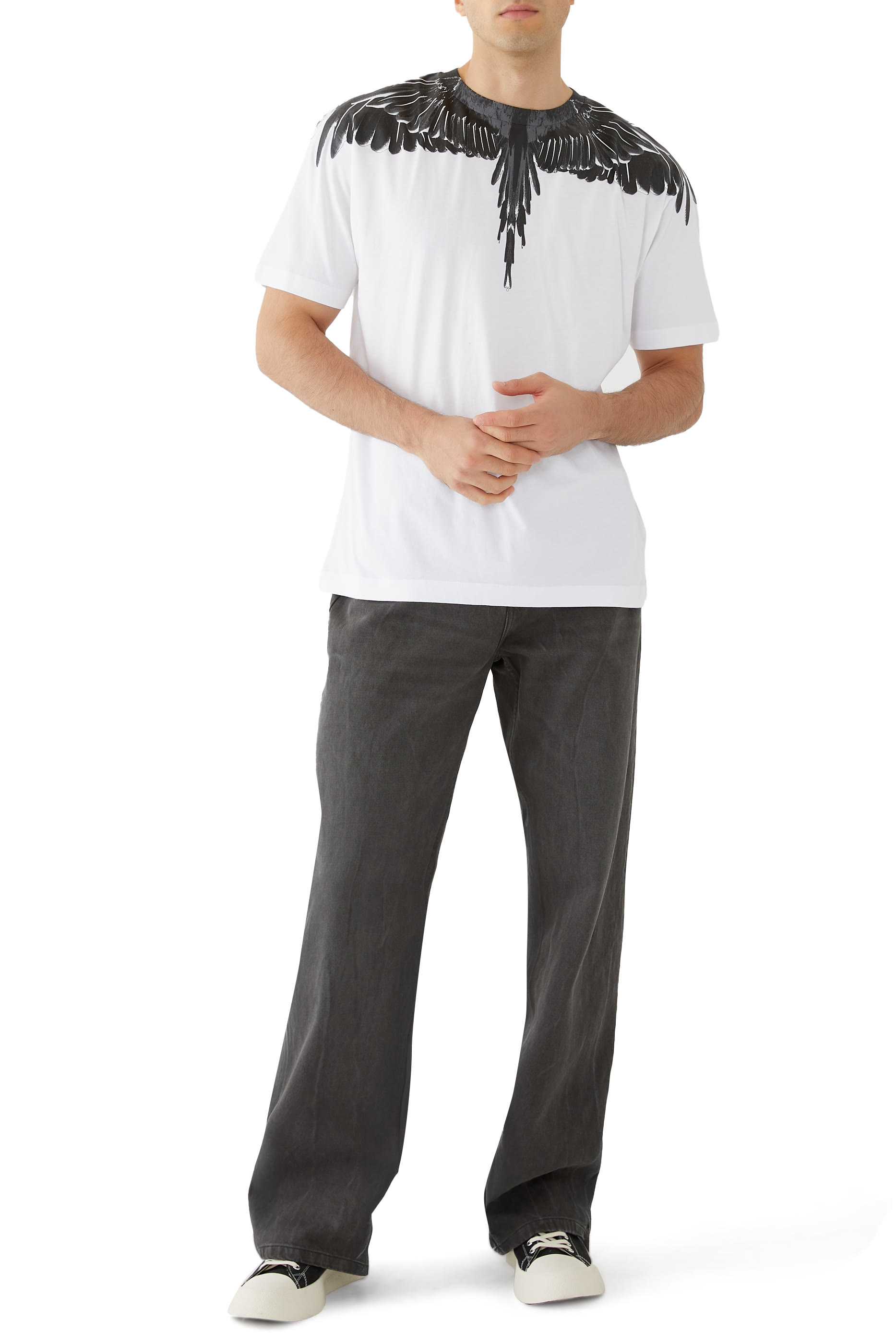 تيشيرت أيكون وينغز بقصة عادية