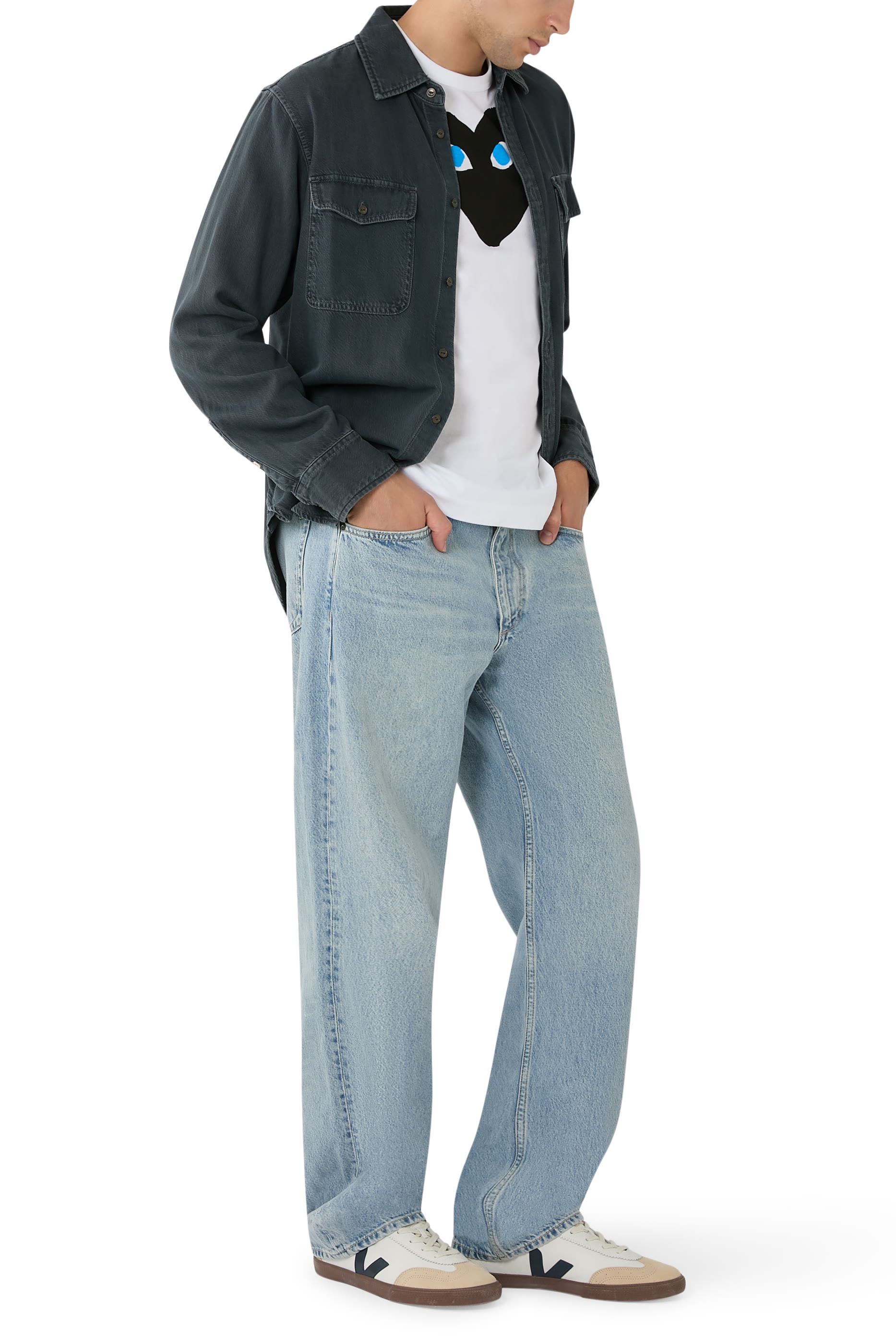 قميص جاك بخفة الريشة دنيم