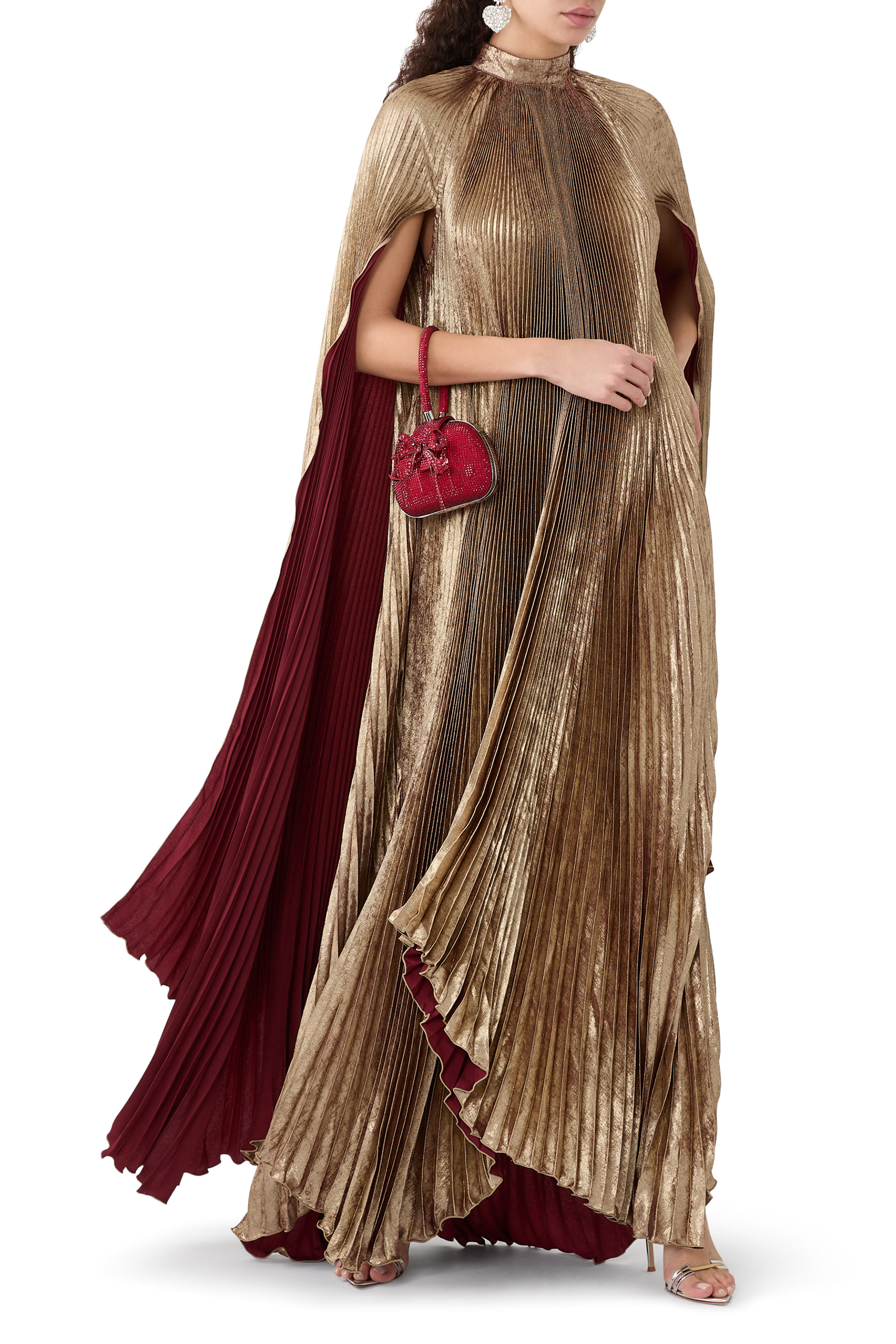 كلاتش بيد علوية وعقدة مرصعة بأحجار الراين