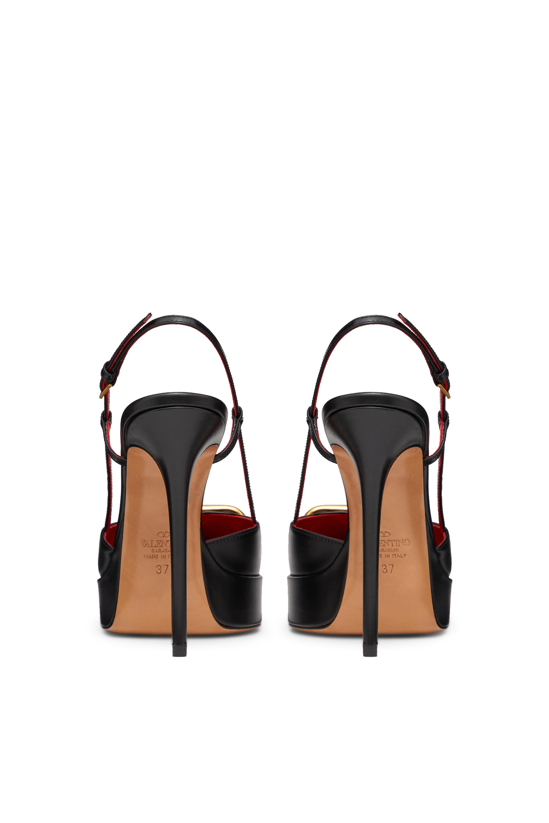 حذاء كلاسيك فالنتينو غارافاني 120 جلد بسير خلفي وشعار الماركة