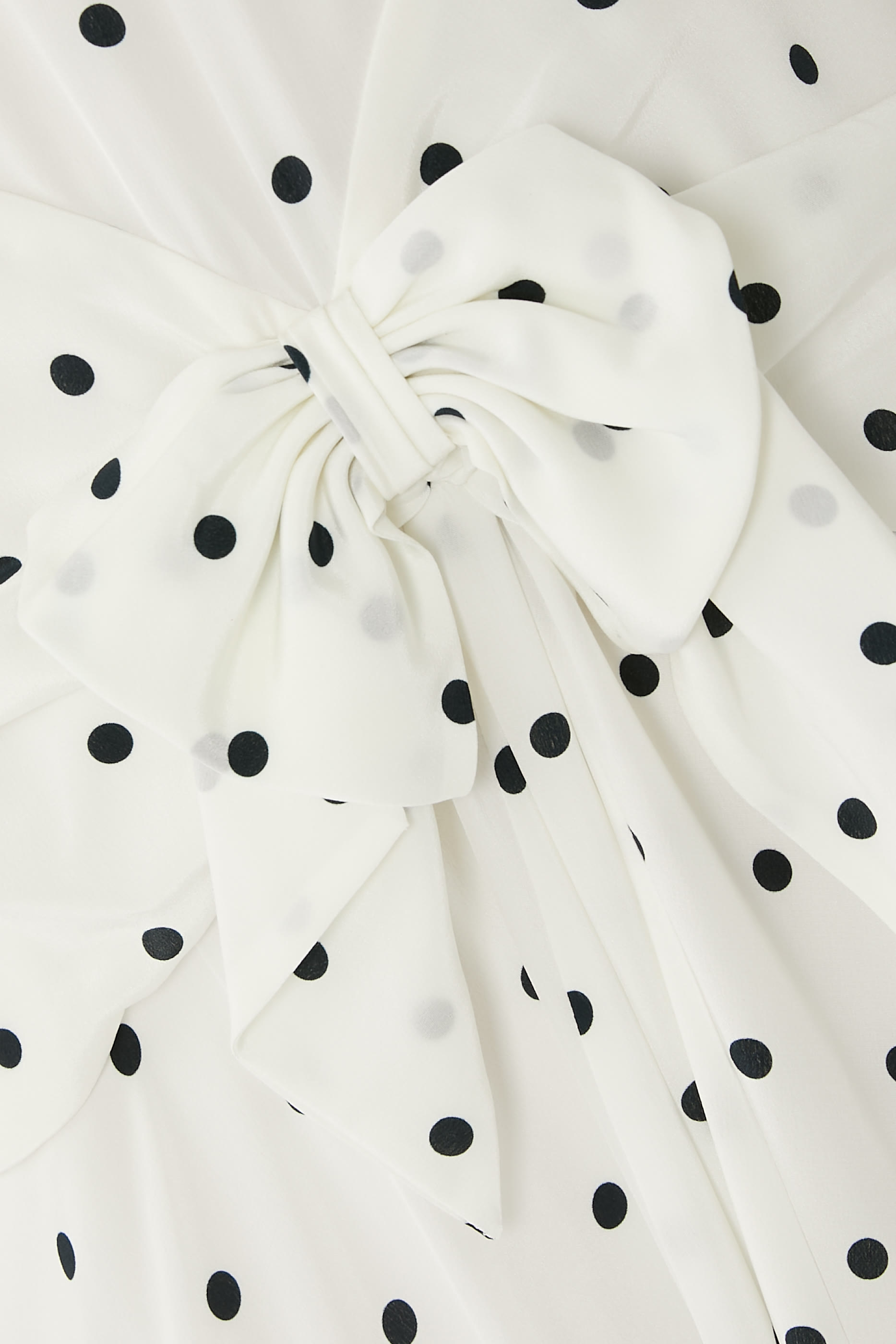 Polka Dot High-Neck Dress
